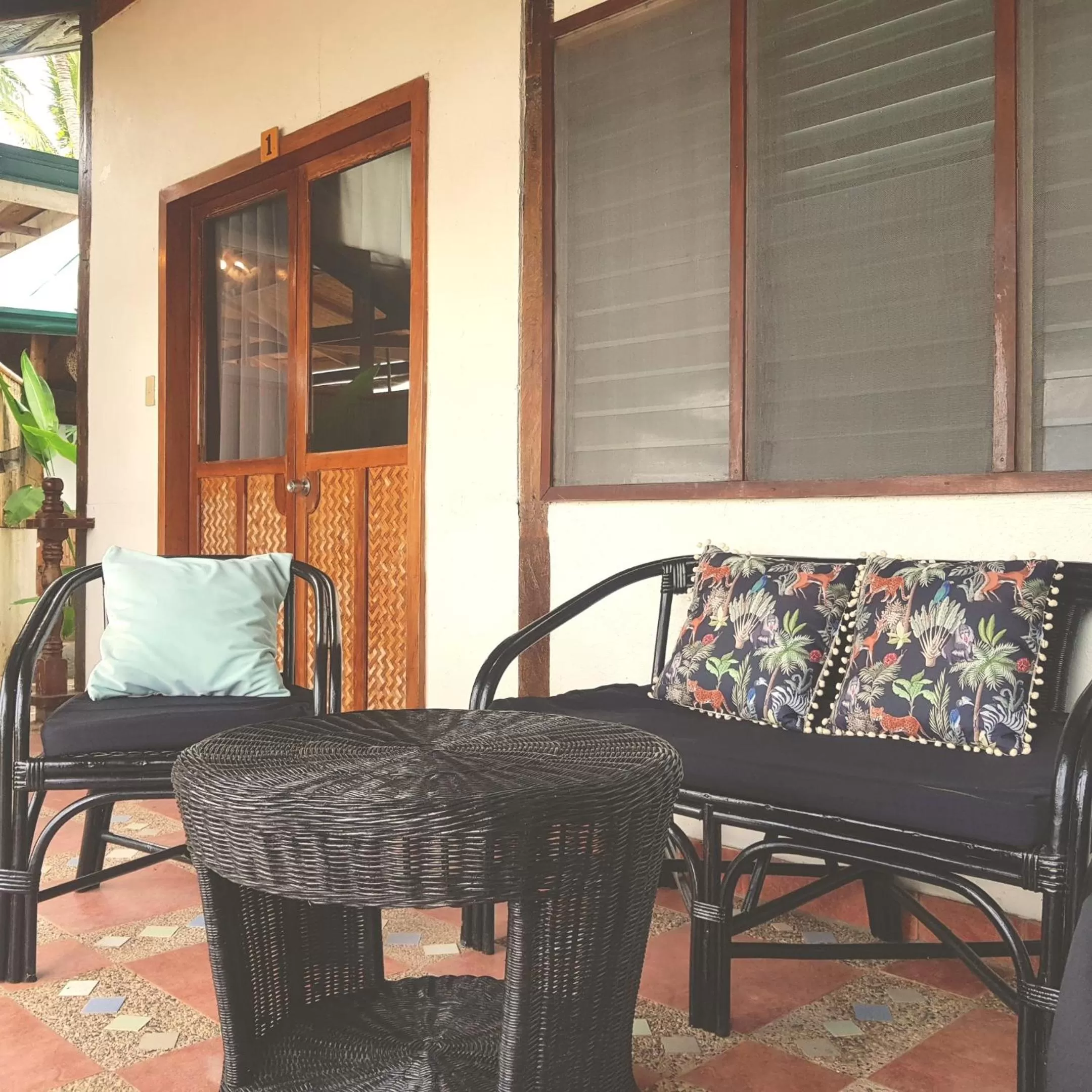 Balcony/Terrace in Golden Monkey Beach Hotel