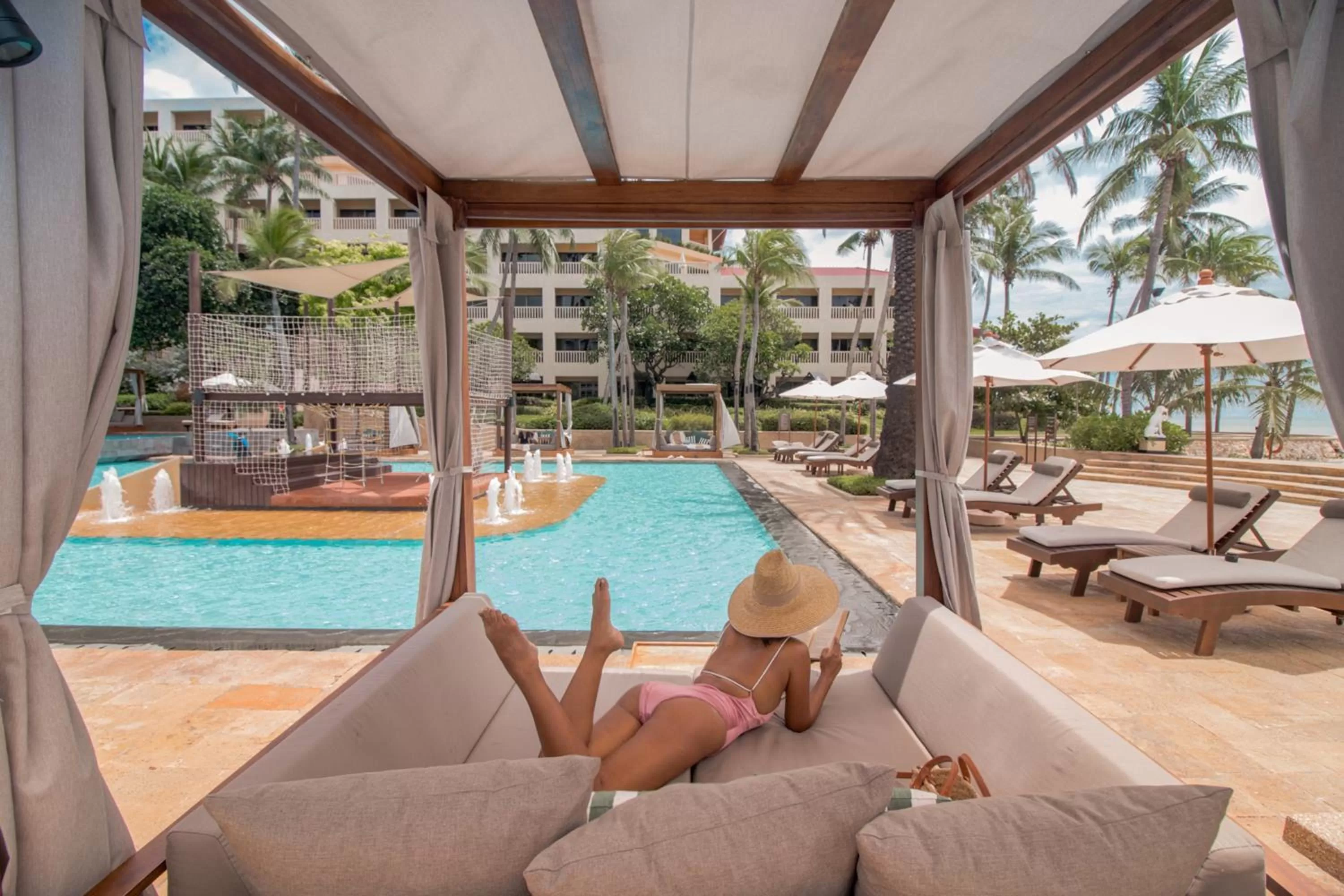 Swimming pool in Dusit Thani Hua Hin