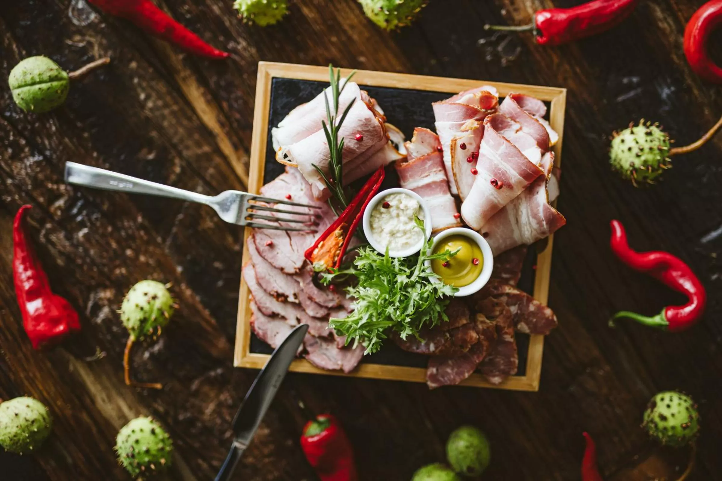 Food close-up in Hotel Leśny