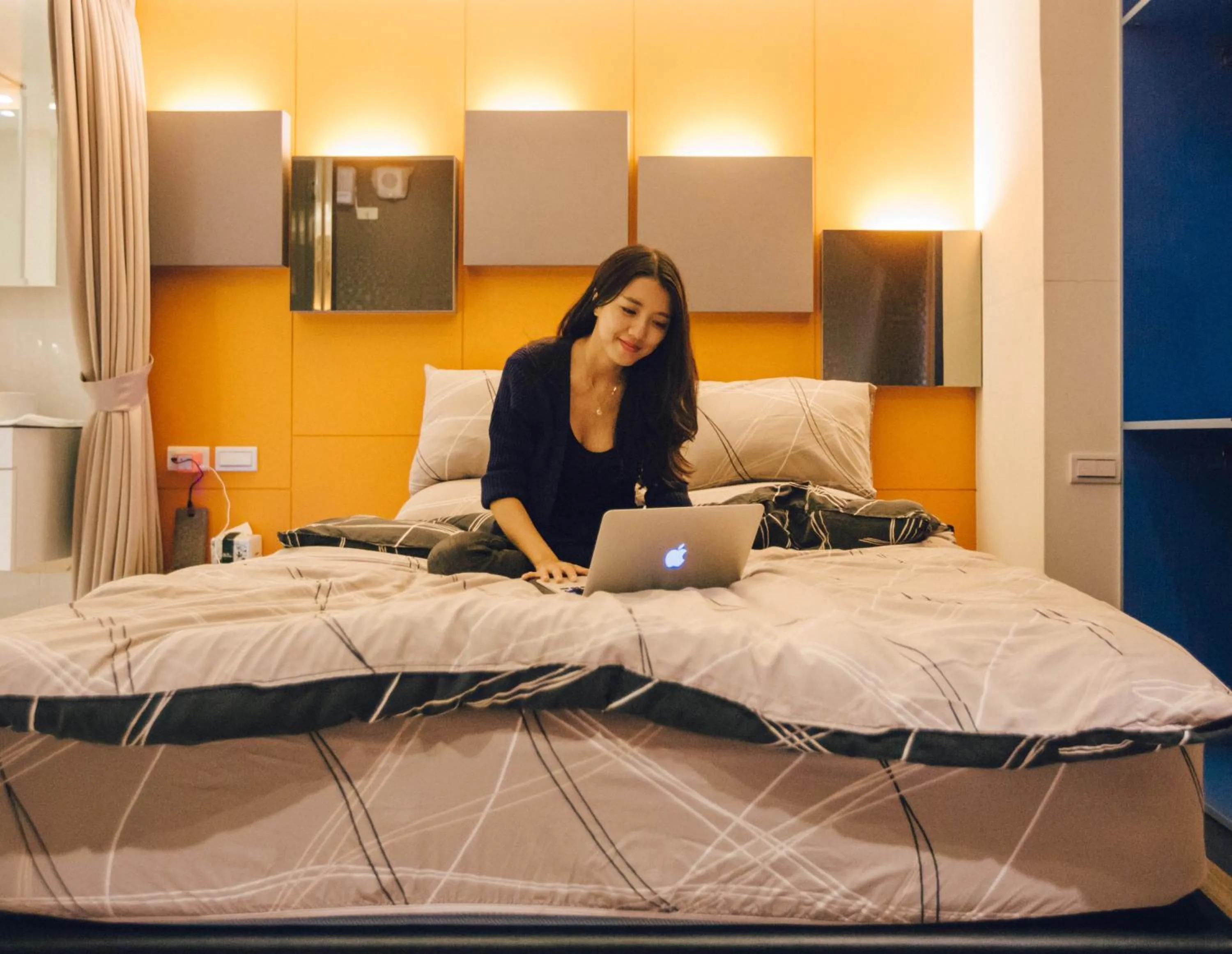 Decorative detail, Bed in 旅悅 國際青年旅館 DreamWell Hostel