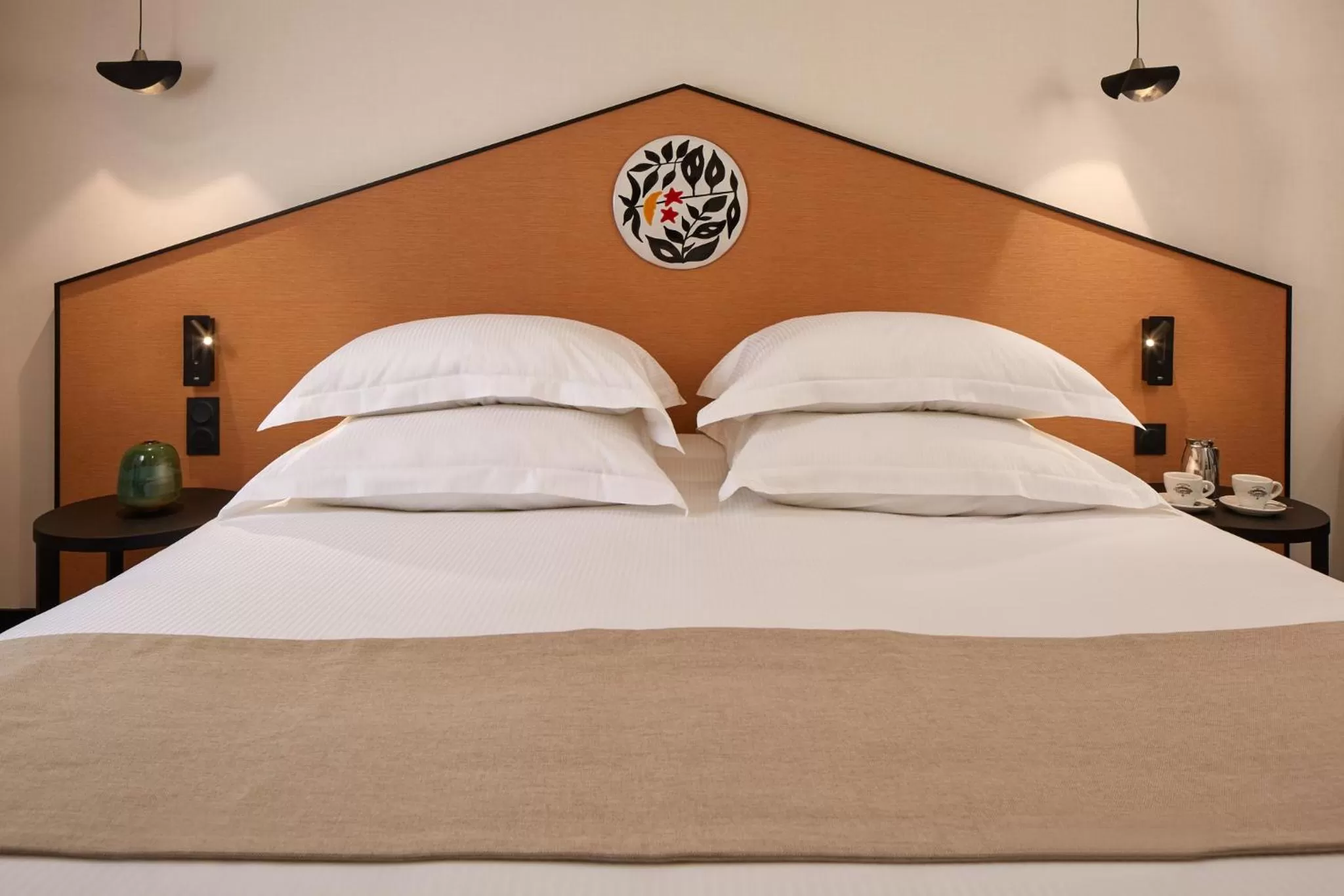 Bed in Villa Duflot Hôtel & Spa Perpignan