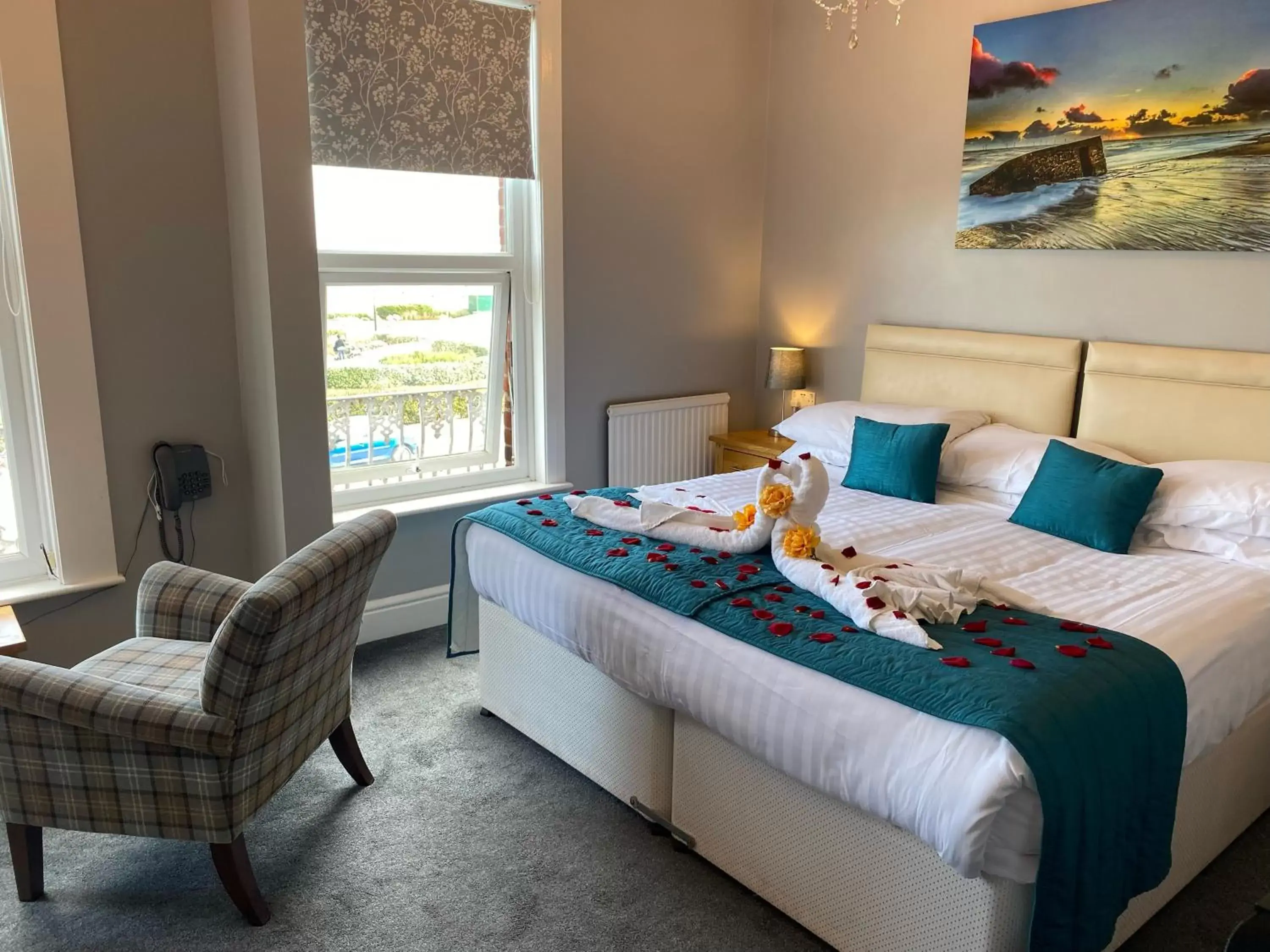 Deluxe Double Room with Sea View in Furzedown Hotel Deluxe Double Room with Sea View in Furzedown Hotel