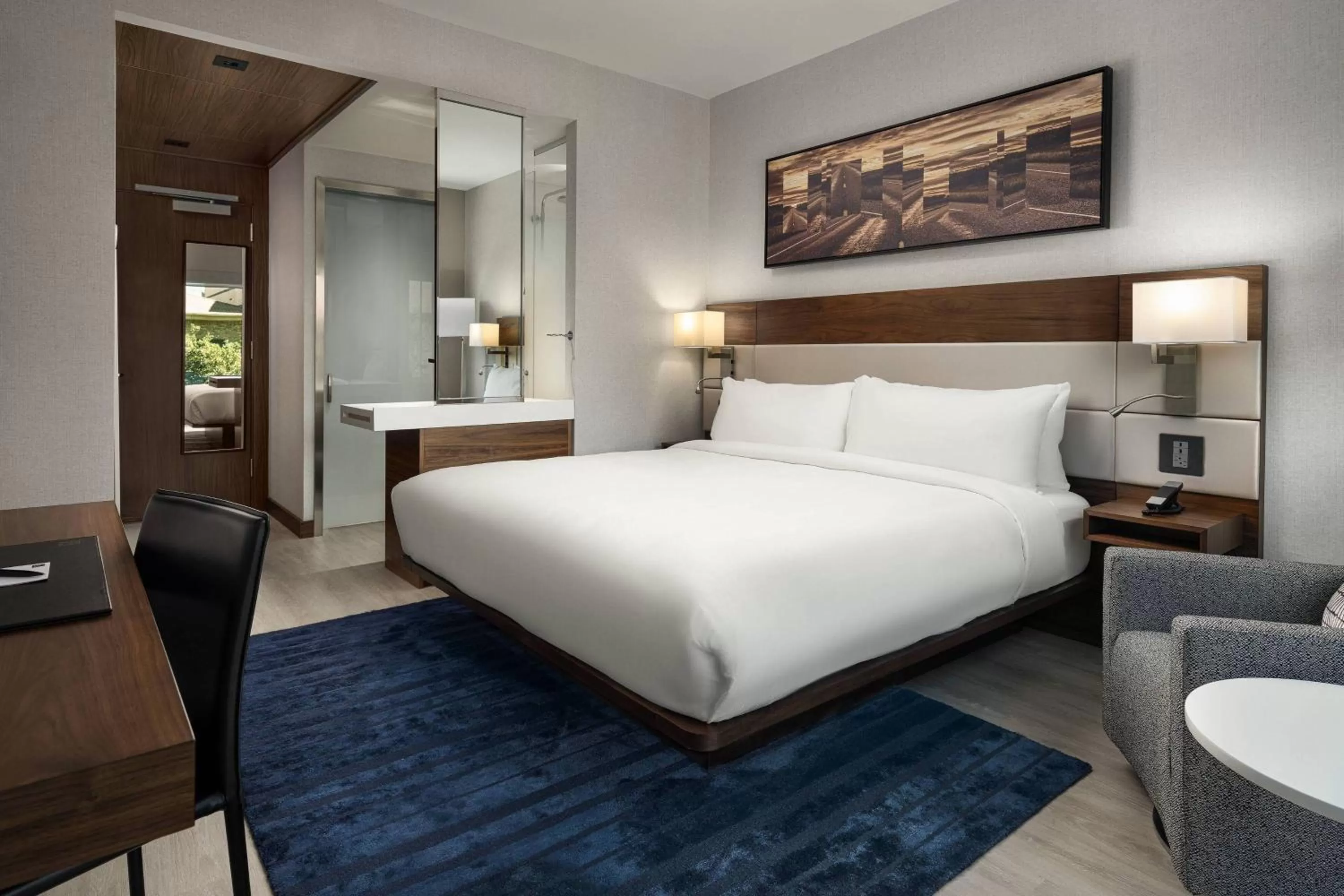 Photo of the whole room, Bed in AC Hotel by Marriott Austin-University