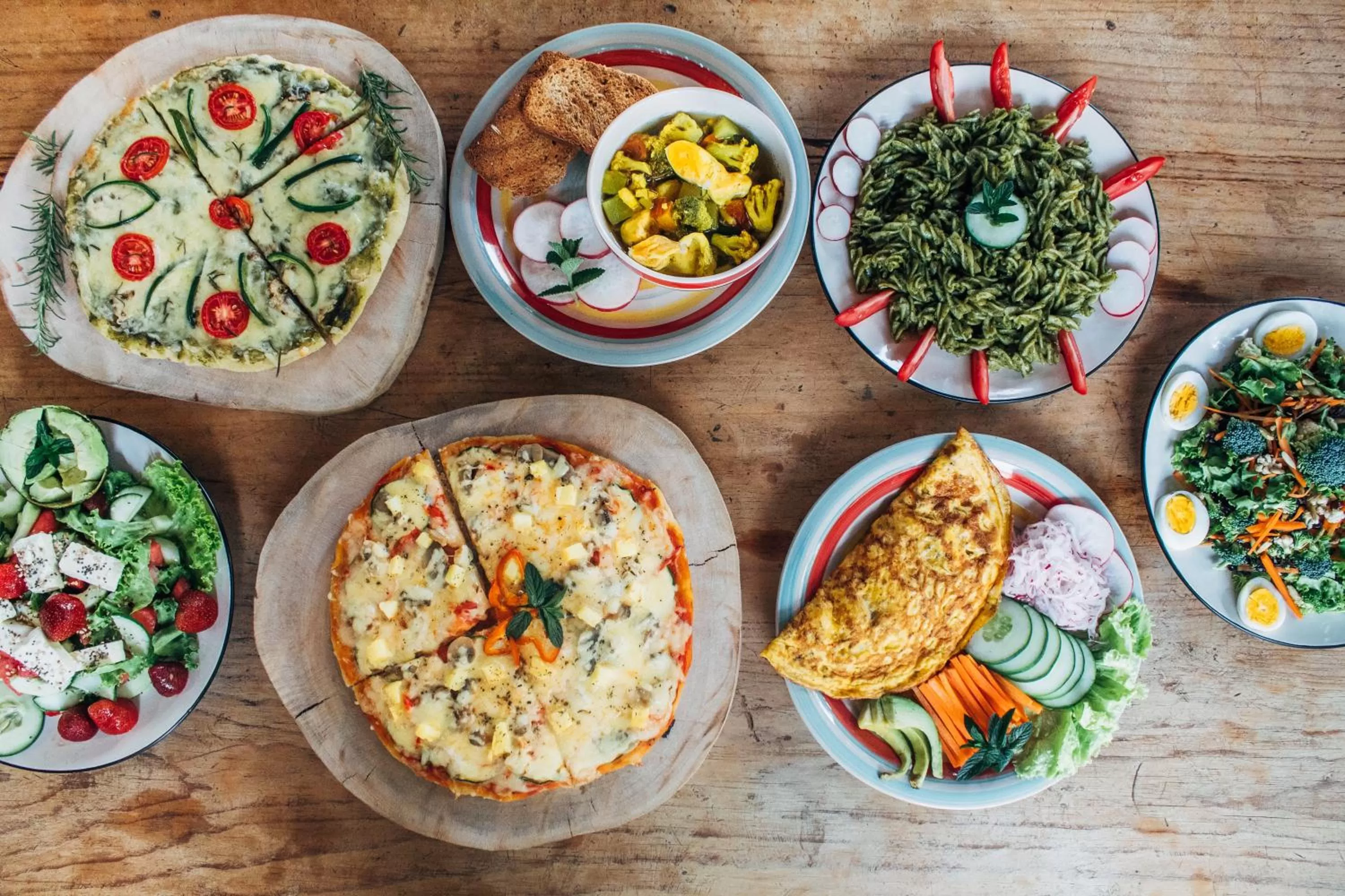 Food and drinks, Lunch and Dinner in Eco-Hotel Mayachik