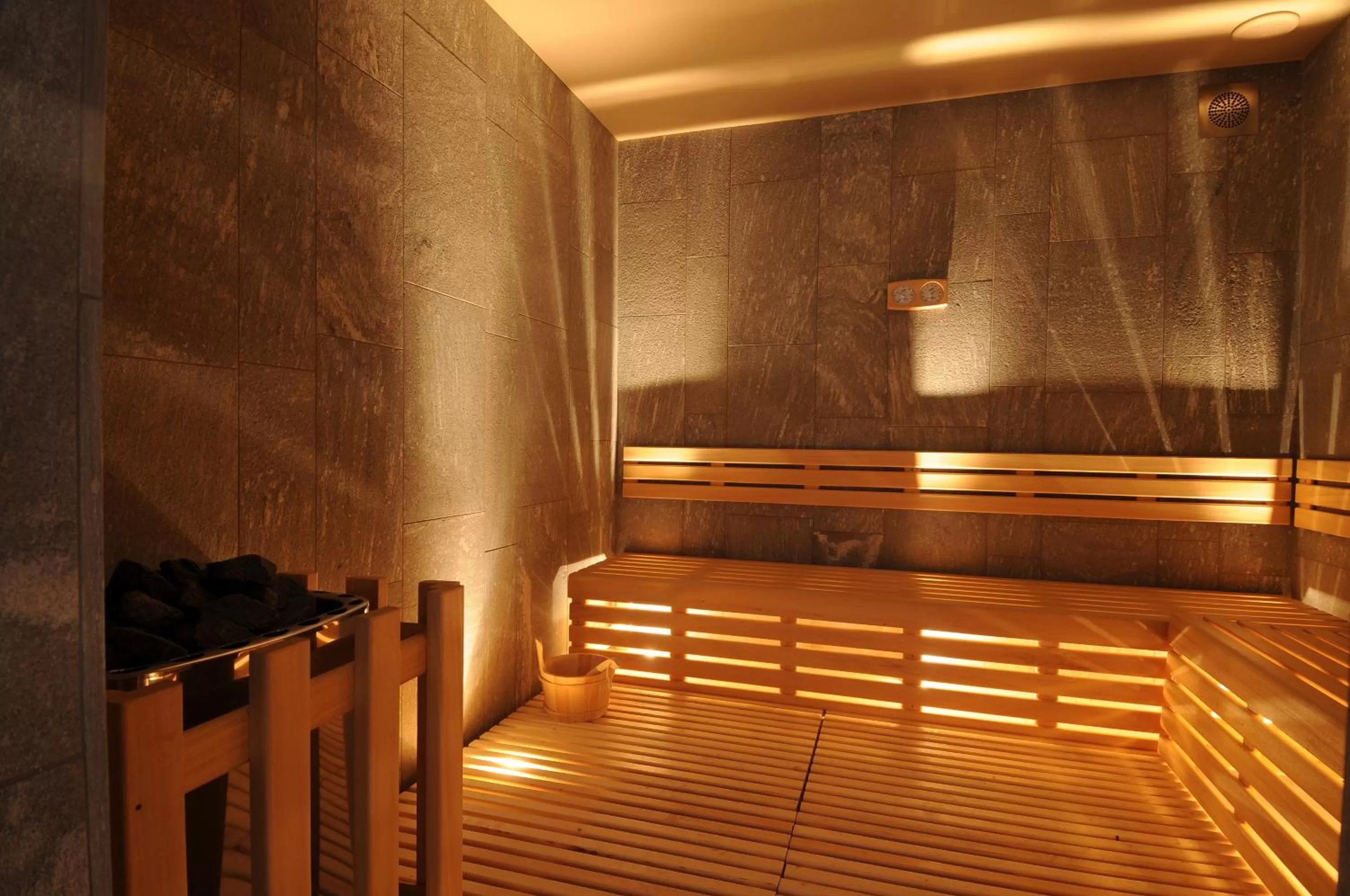 Sauna in Grand Hotel della Posta, WorldHotels Distinctive