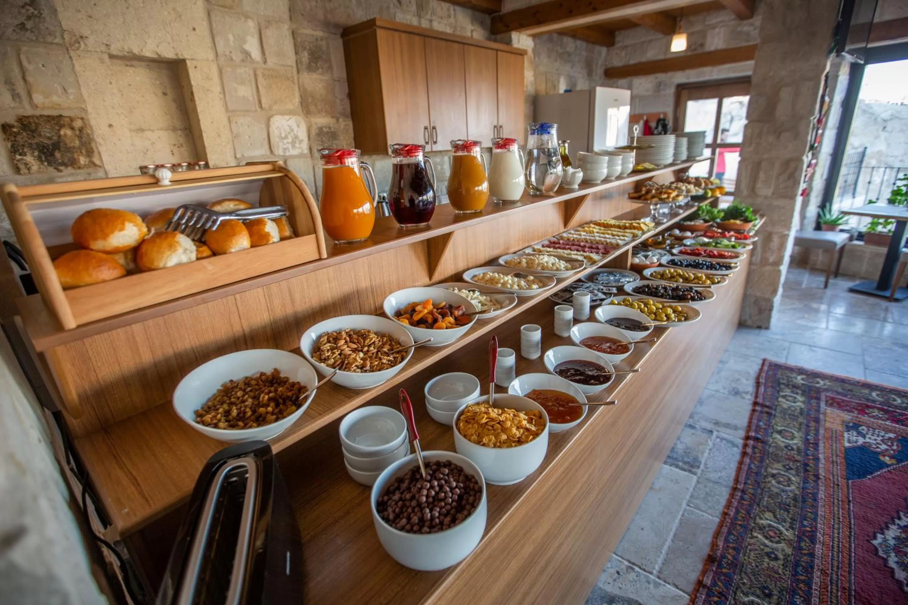 Breakfast in Zara Cave Hotel