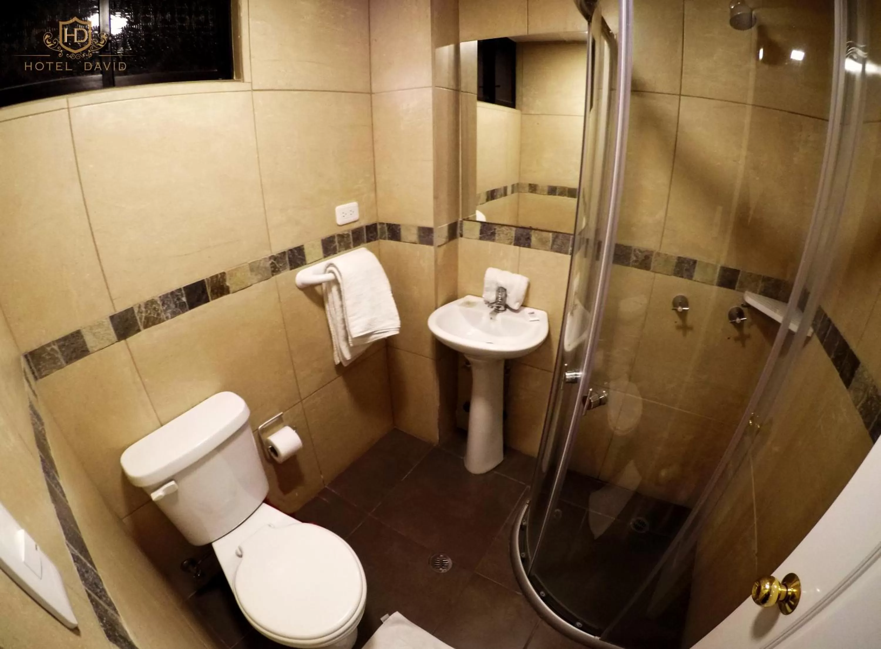 Bathroom in Hotel David
