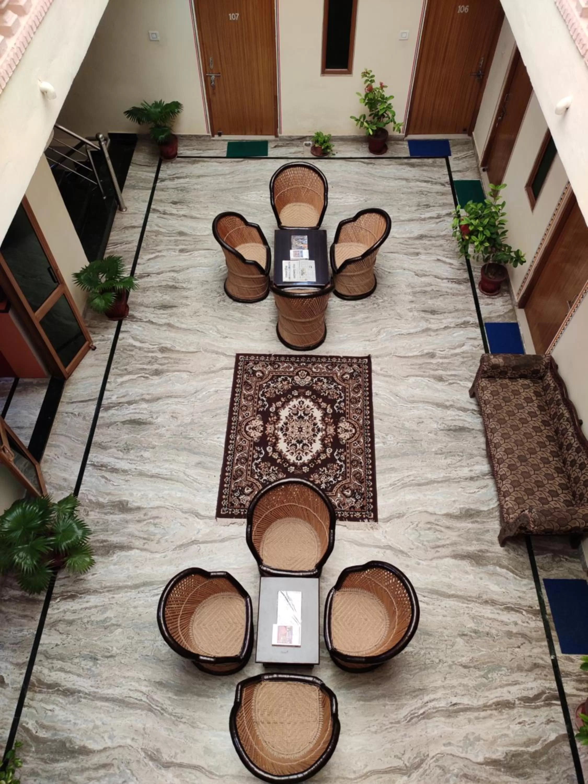 Lobby or reception in Hotel Tiger Haveli