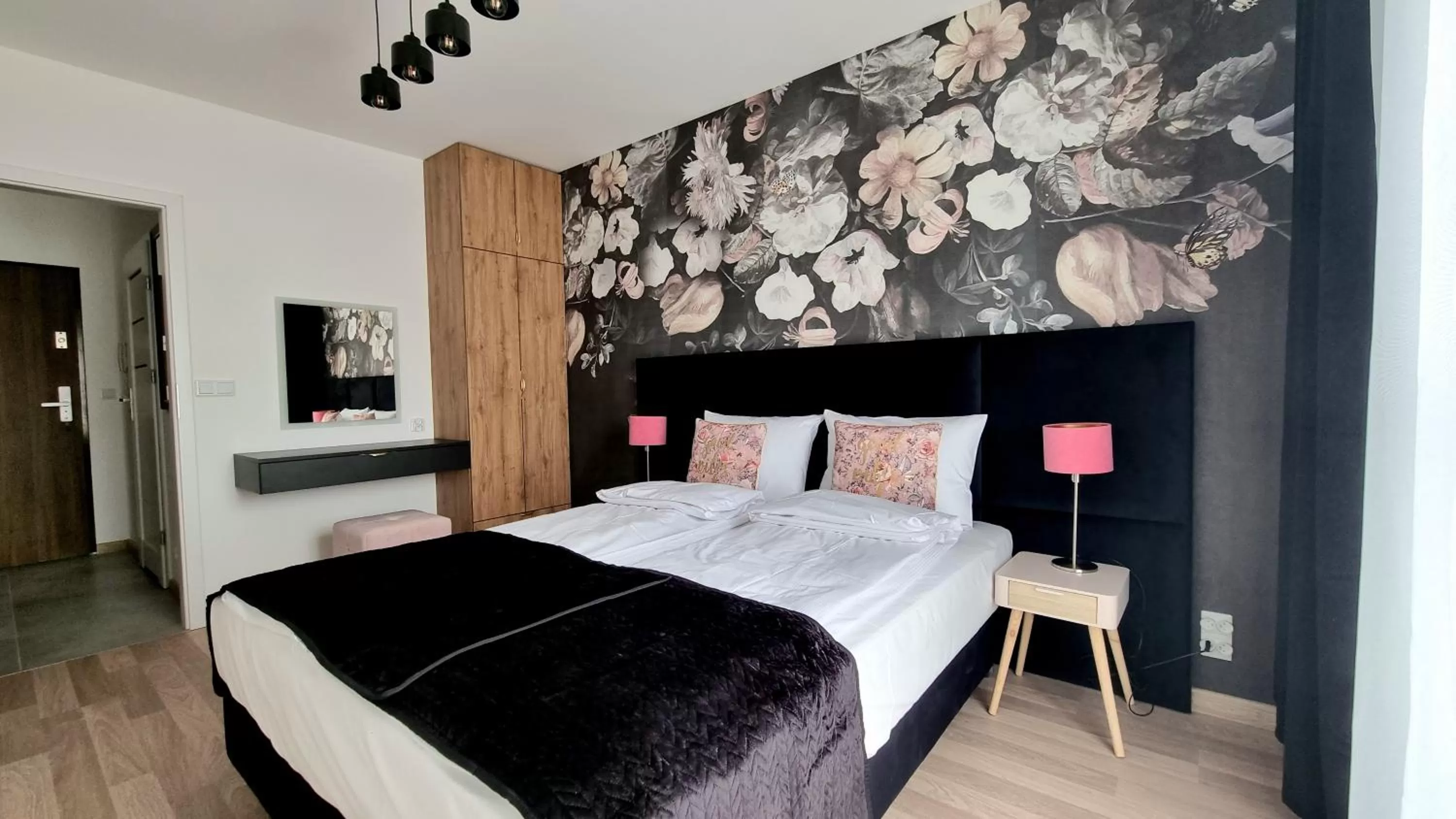 Bed in NOOK NOOK Apartments Bytkowska 103