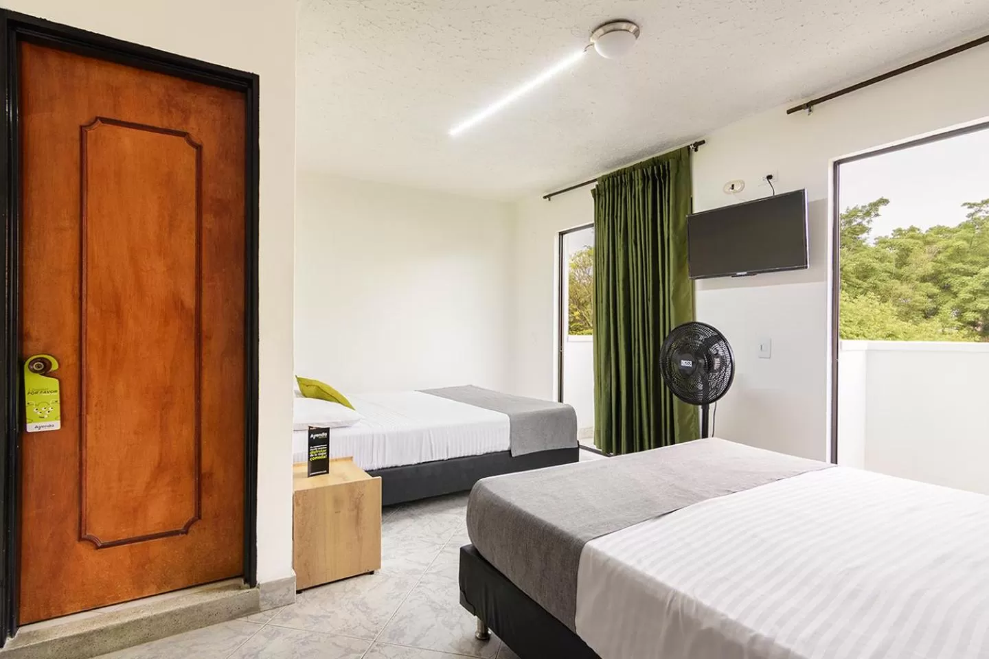 Bed in Hotel Balcones del Estadio