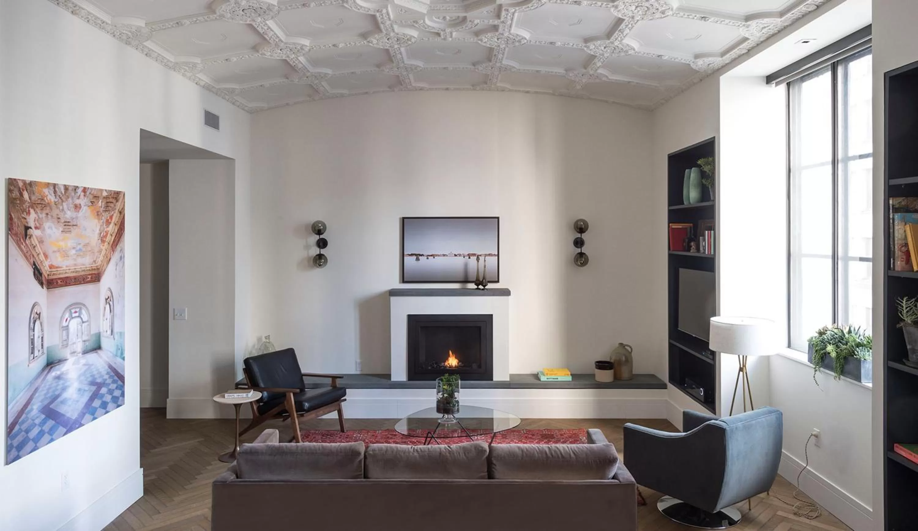 Living room in ROOST Midtown