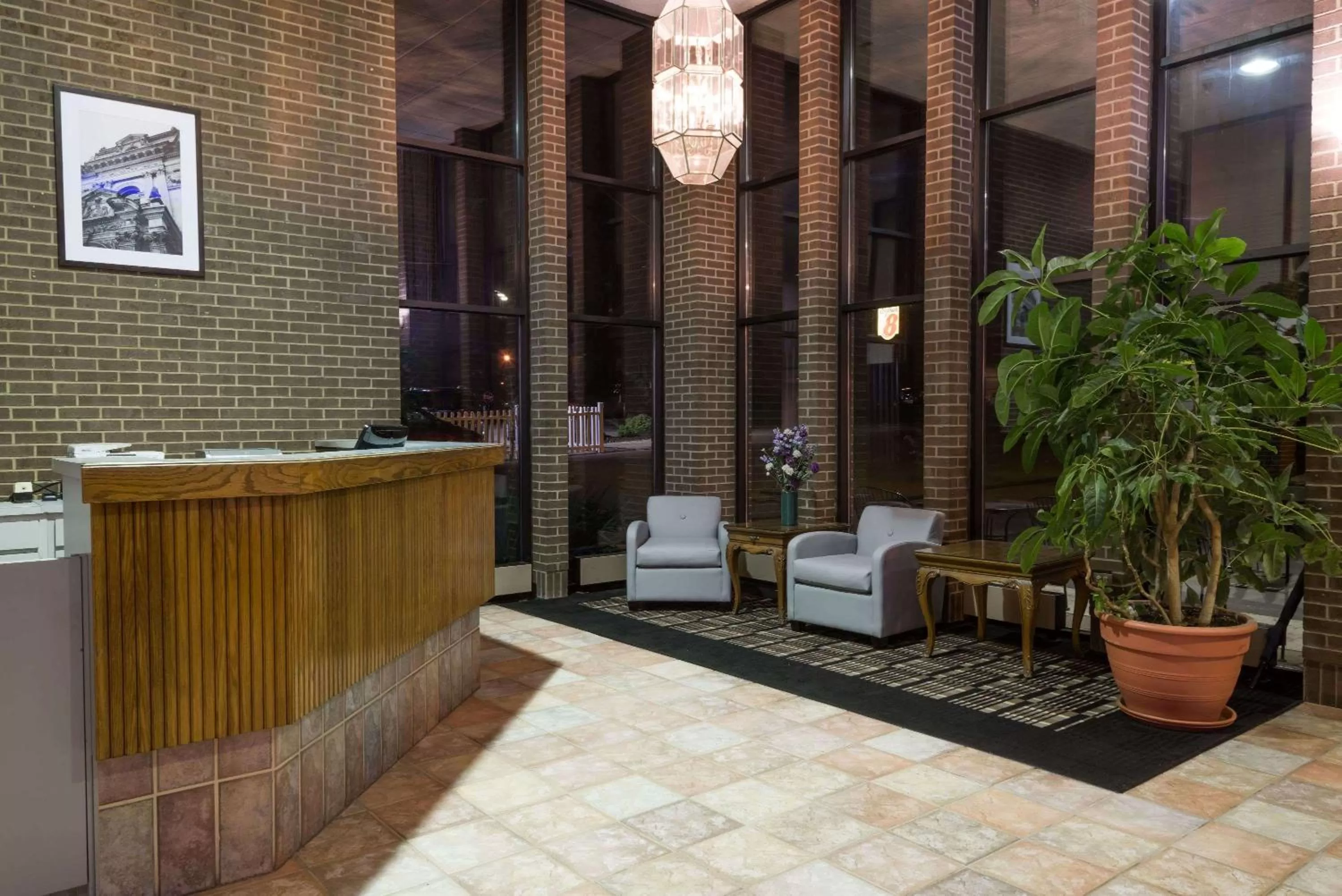 Lobby or reception in Super 8 by Wyndham Miamisburg Dayton S Area OH