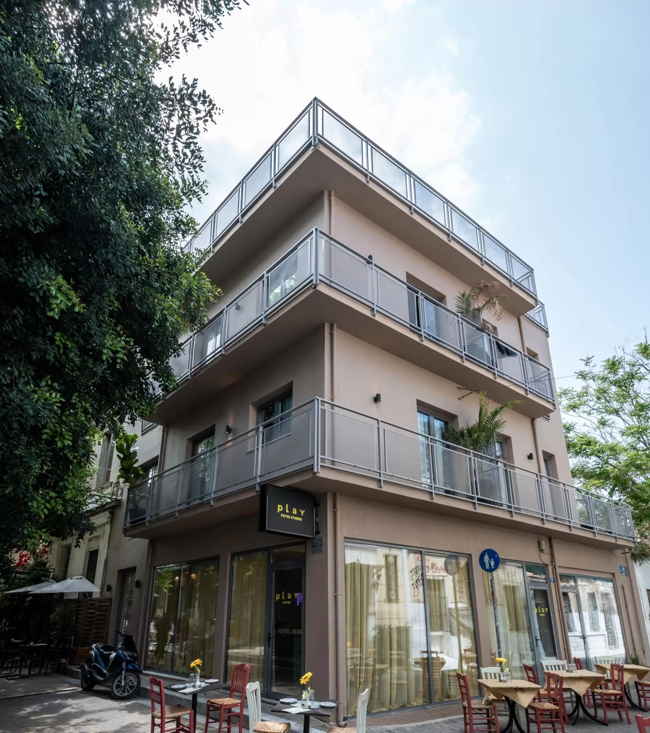 Property building in Play Psyri Athens a member of Brown Hotels