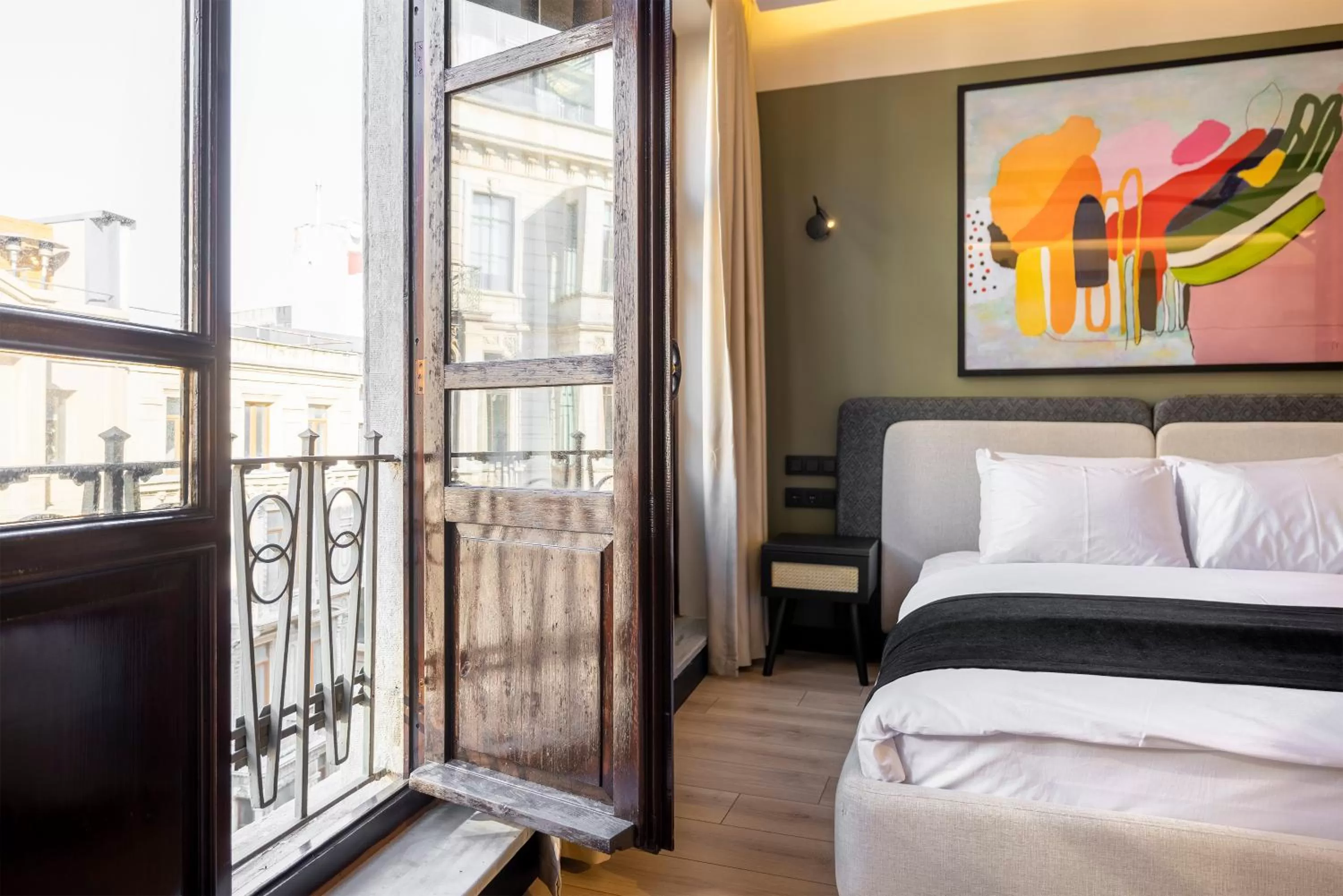 Bed in Upside Apartments