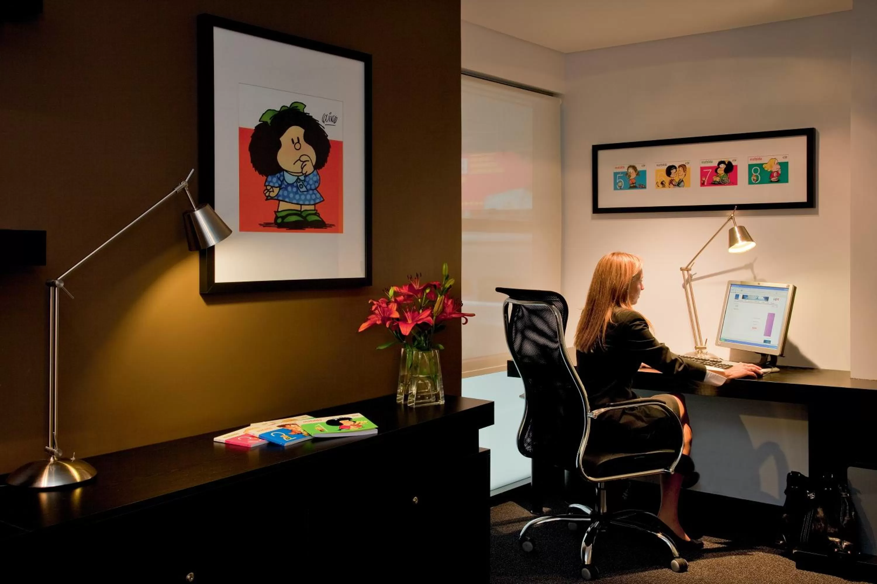 Seating area in Novotel Buenos Aires