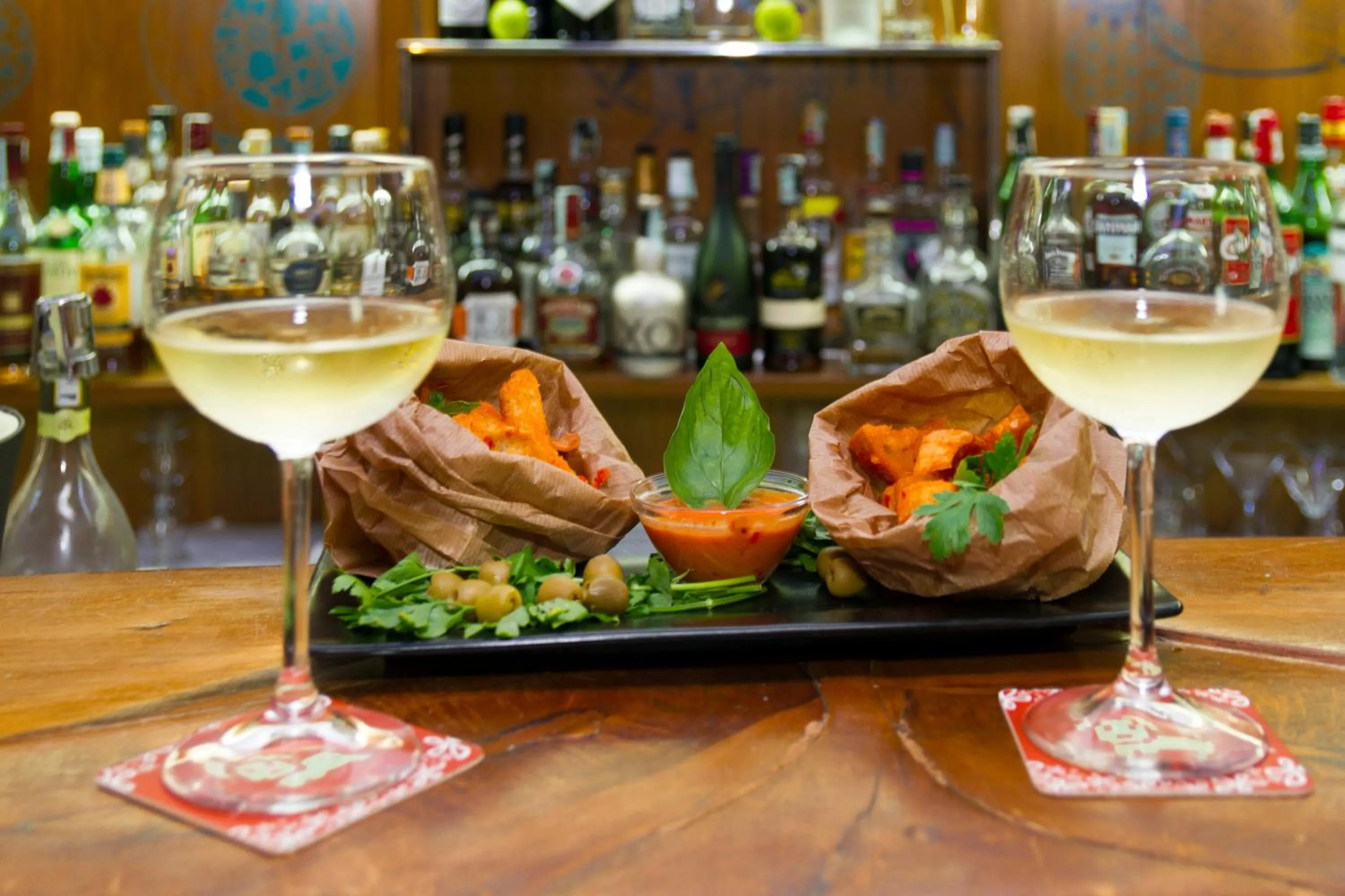 Lounge or bar in Hotel Luci di la Muntagna