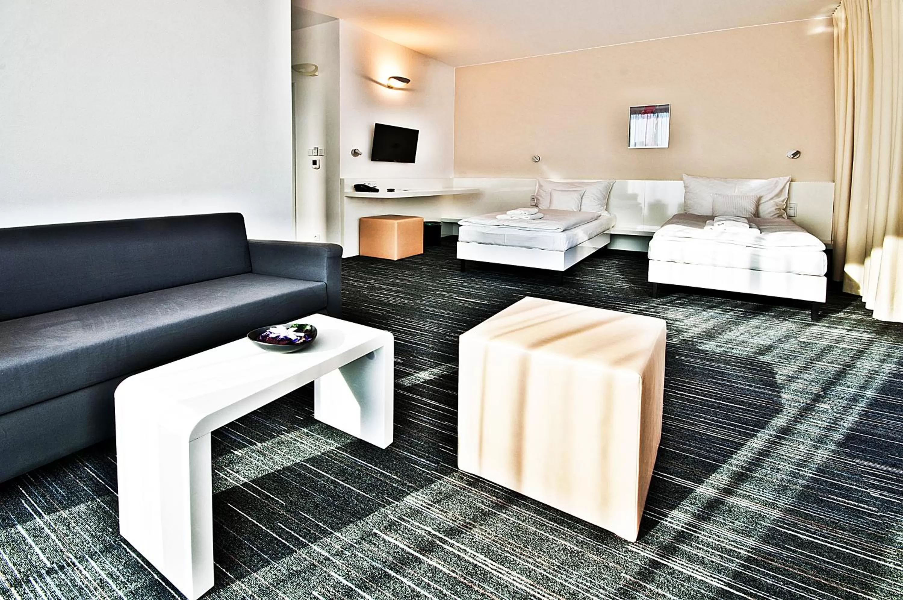 Photo of the whole room, Bed in Fabrika Hotel