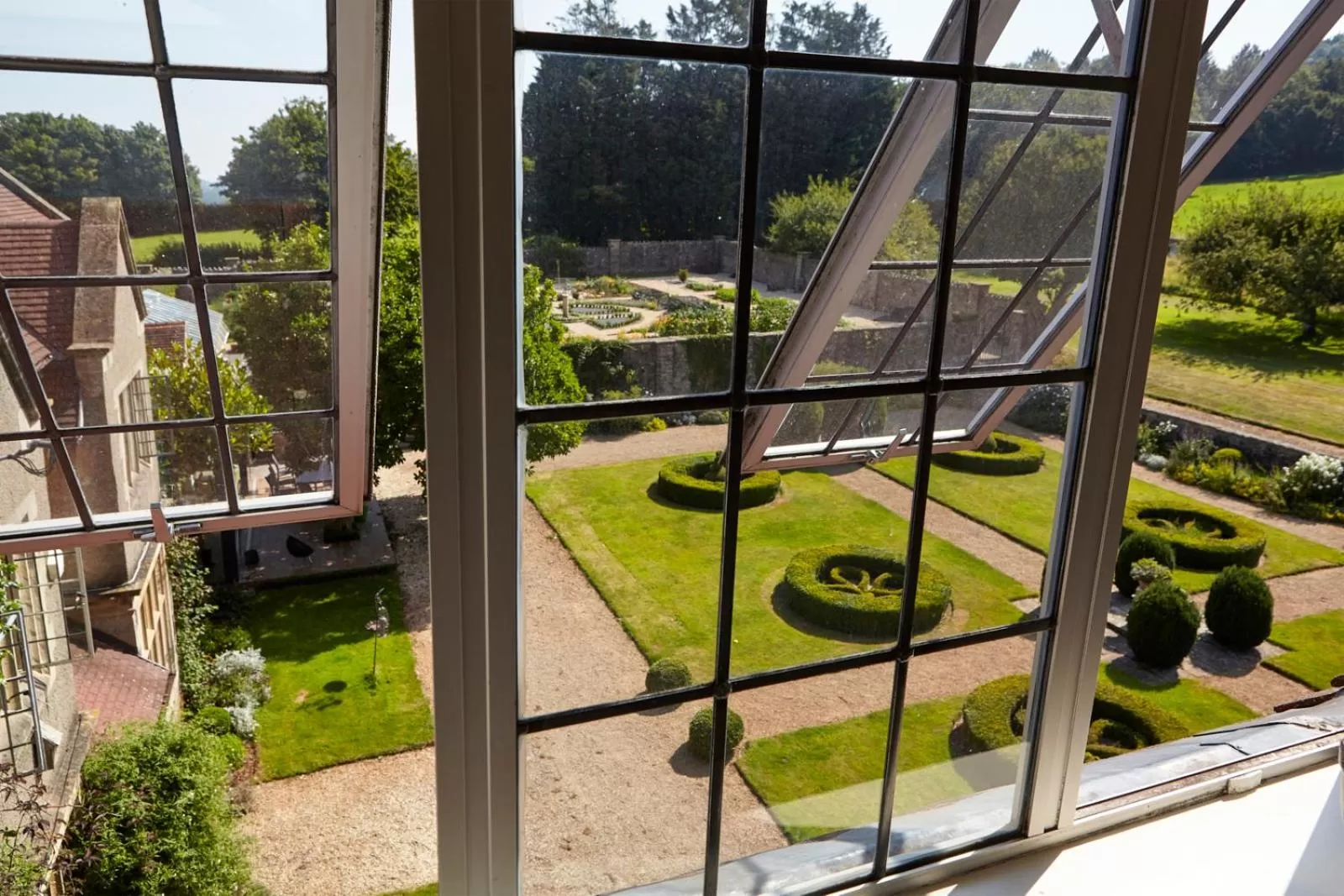 Garden view in The Den at Backwell Down