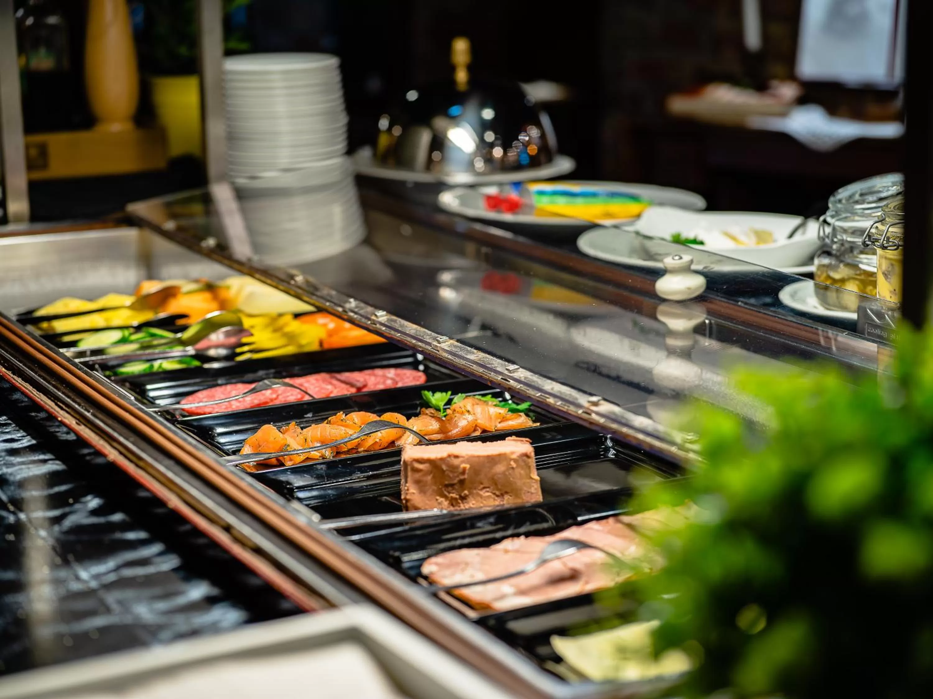 Buffet breakfast in Fagersta Wärdshuset C. Dickens