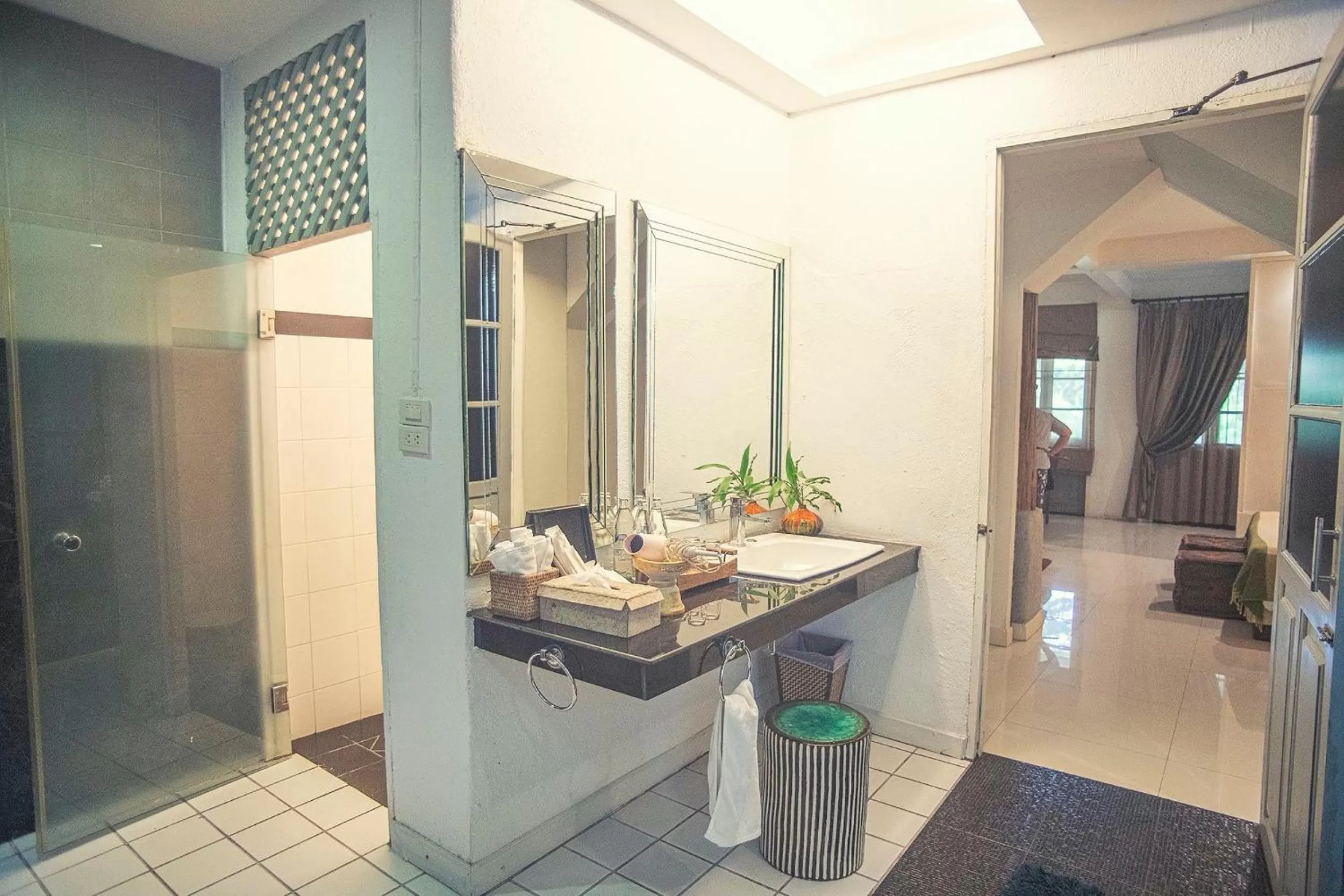 Bathroom in Baan Suan Residence เฮือนพักบ้านสวน
