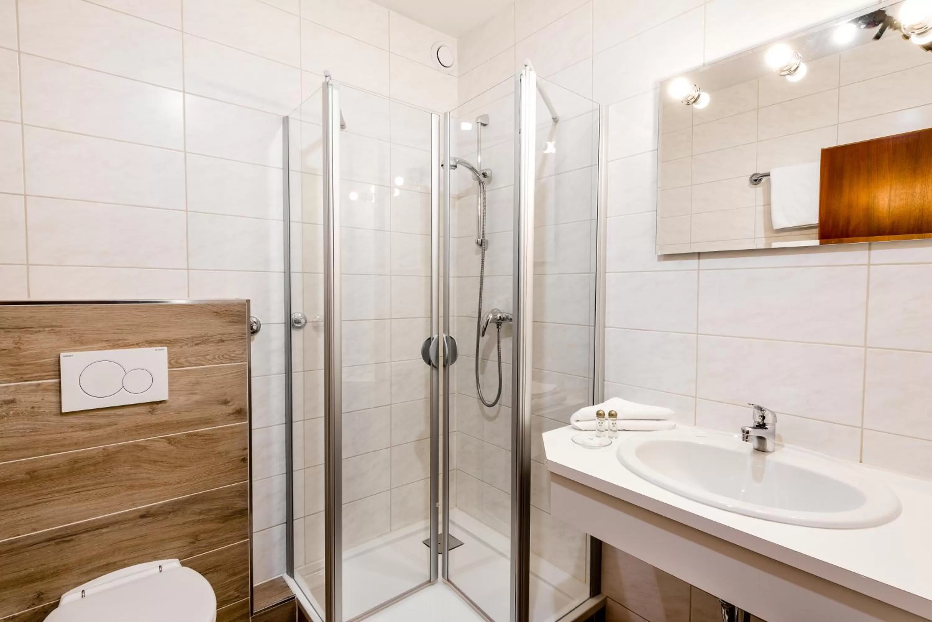 Bathroom in Aparthotel Kleinwalsertal