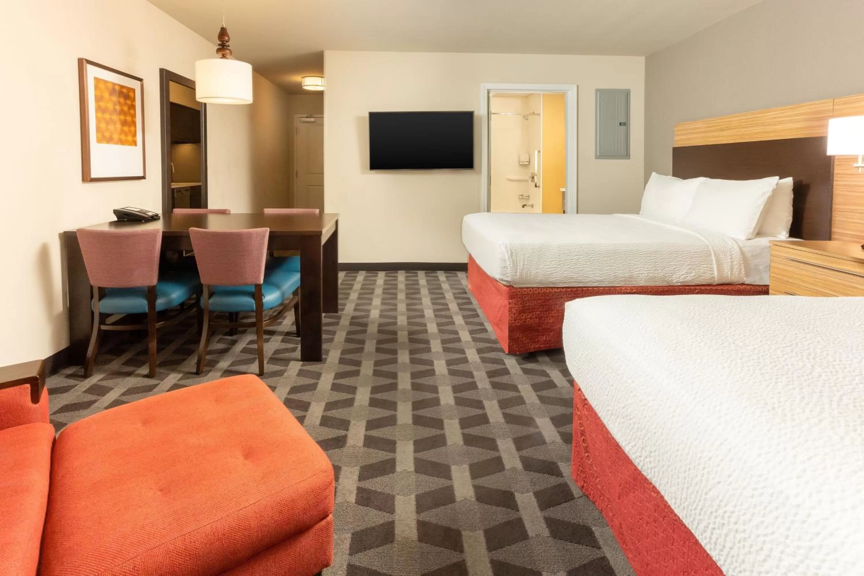 Bedroom, Bed in TownePlace Suites By Marriott Las Vegas Stadium District