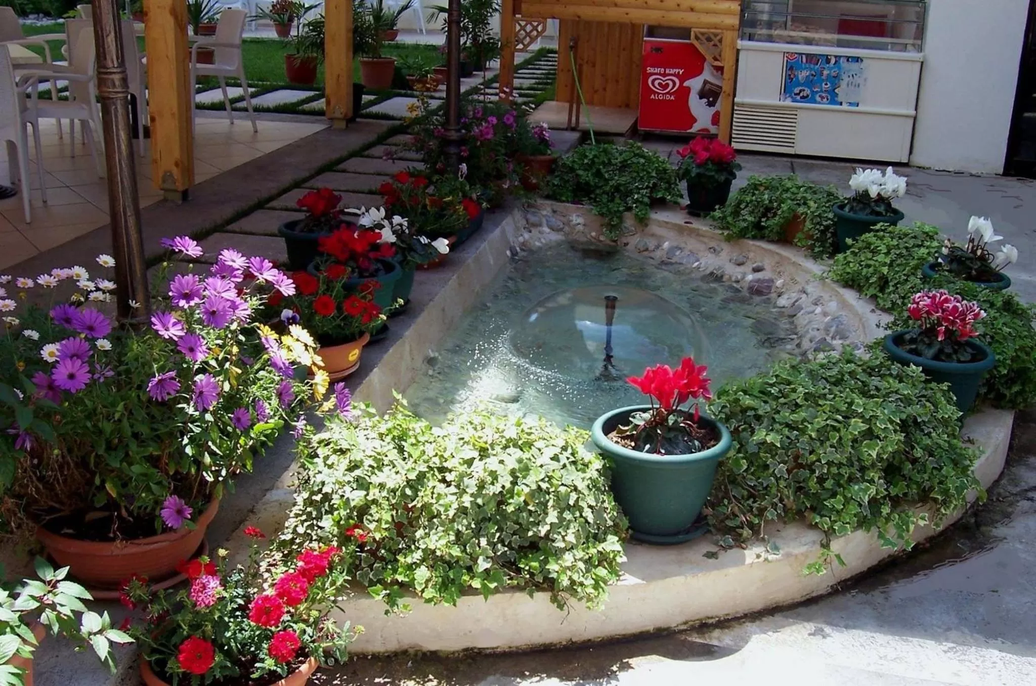 Decorative detail in Kruja Hotel