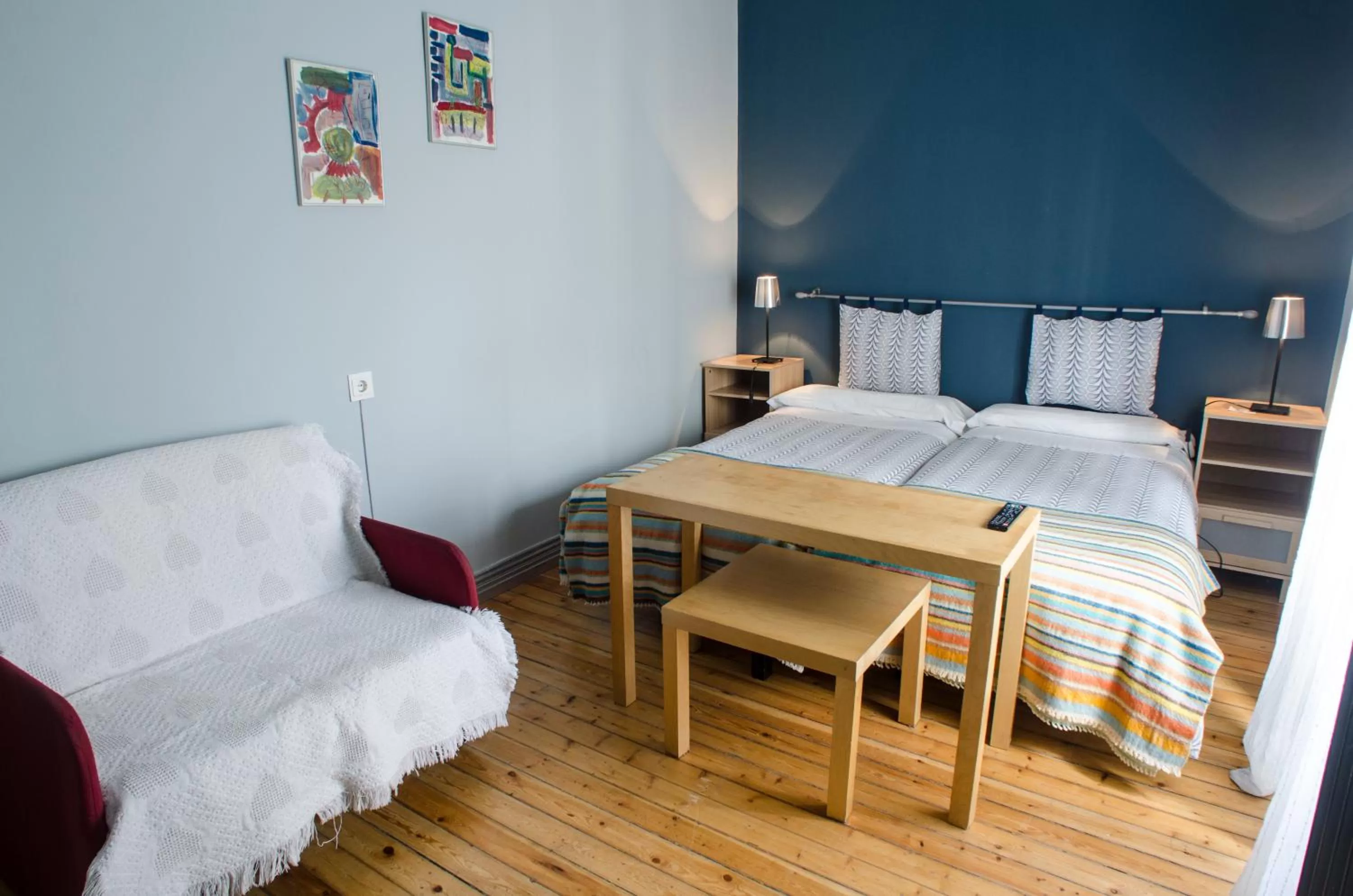 Bed in Pensión Blanca B&B