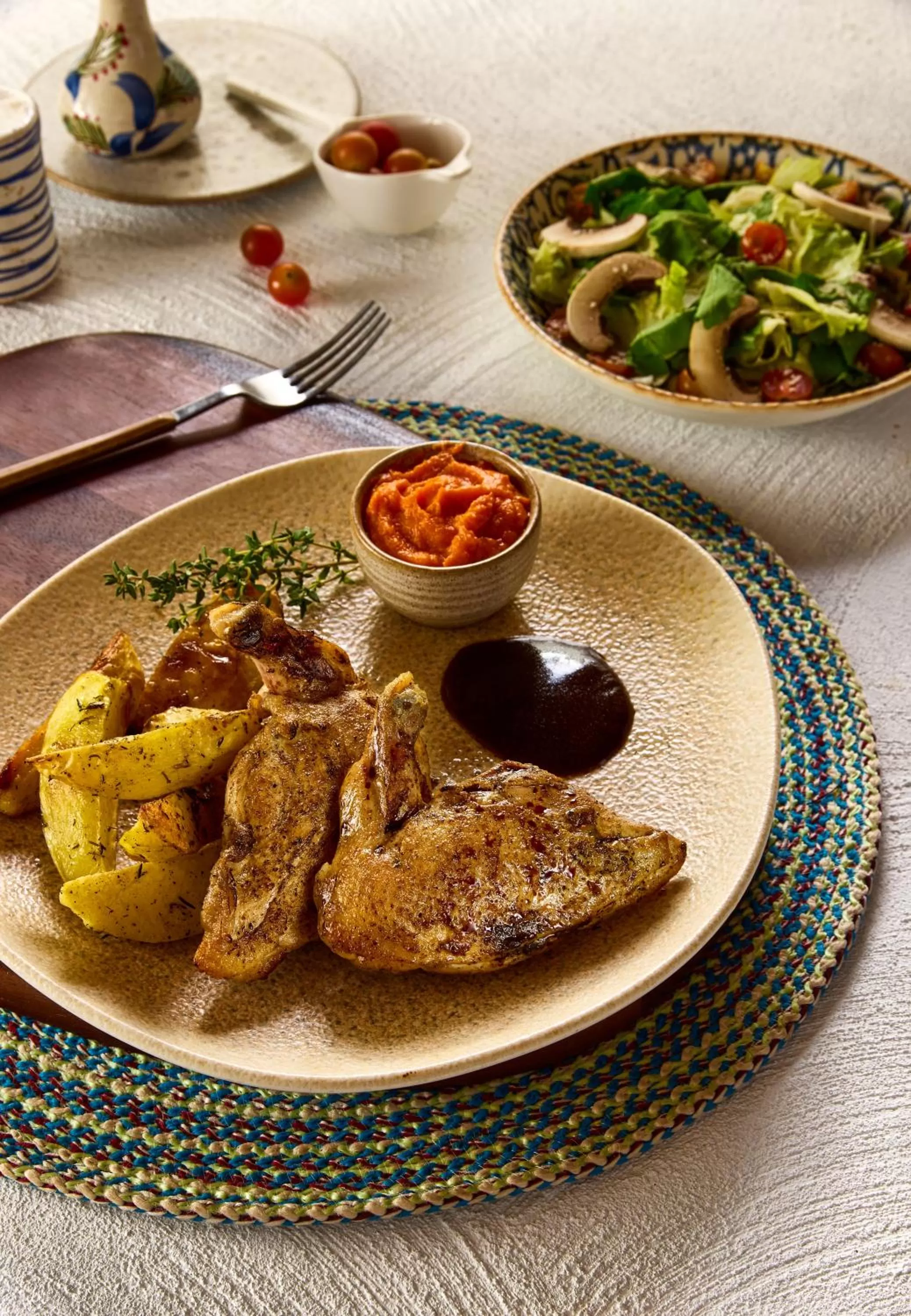 Food close-up in Benben by Dhara Hotels - Adults Only