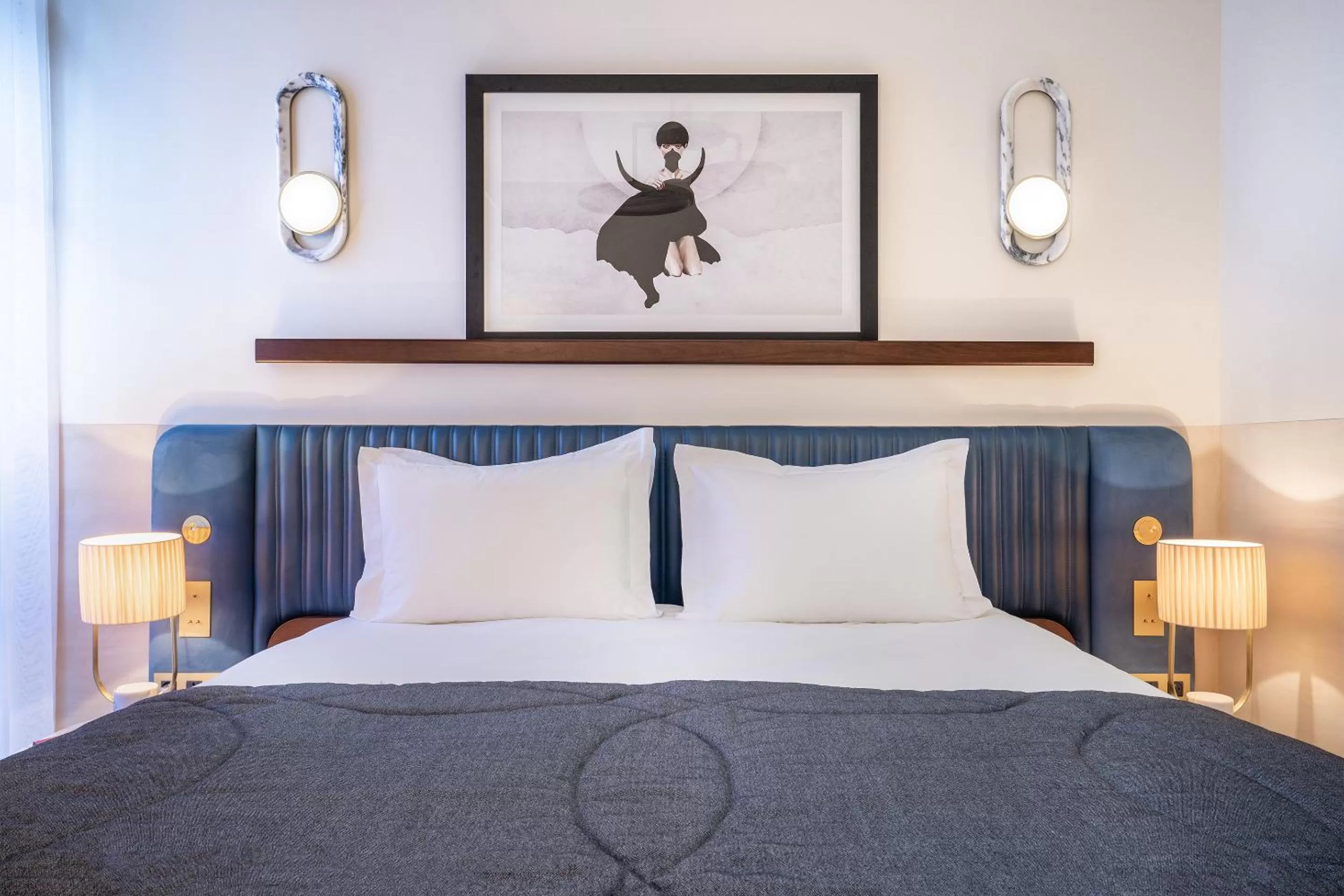 Decorative detail, Bed in Maison Albar Hotels L’Imperator