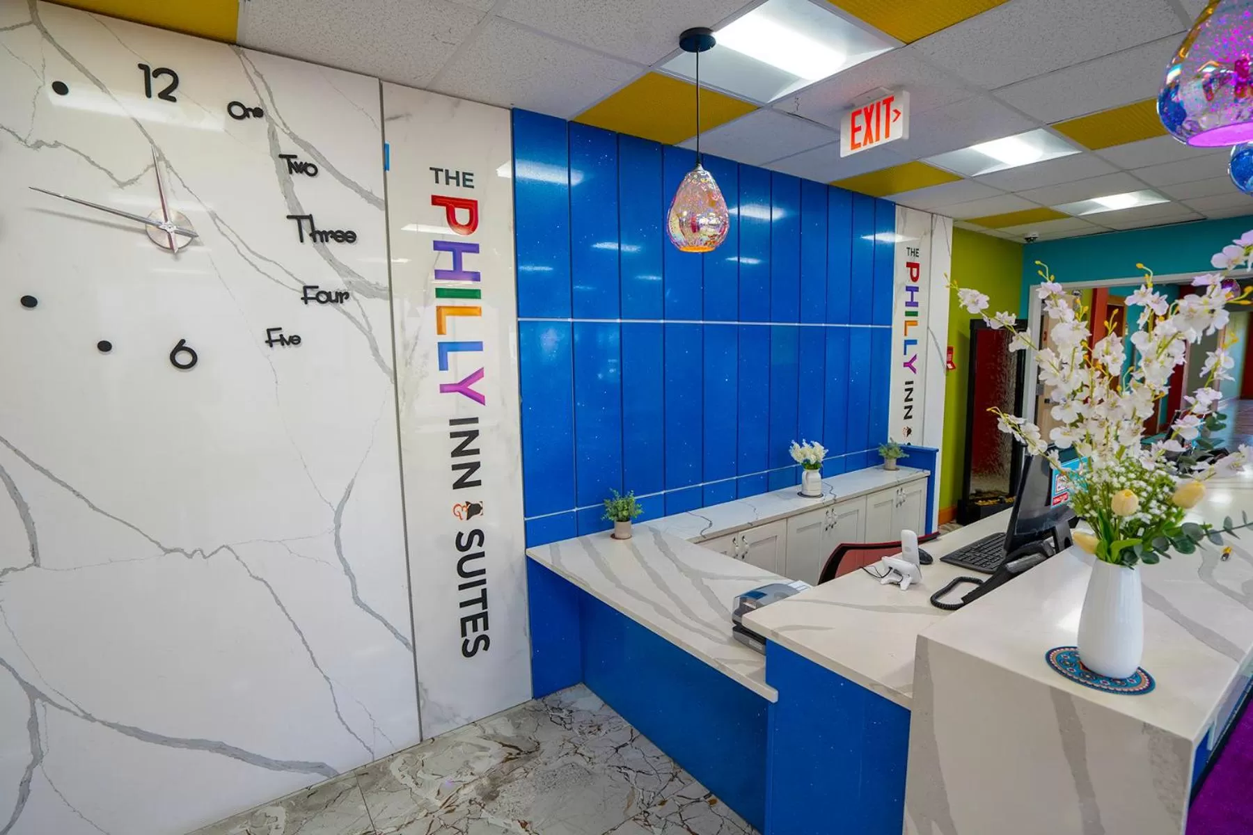 Lobby or reception in Philly Inn & Suites