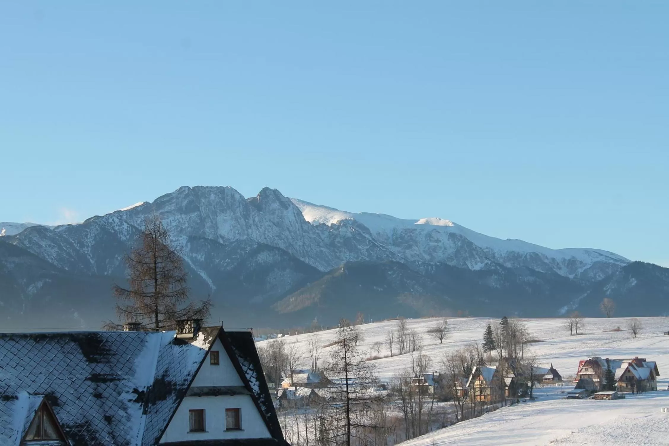 Natural landscape, Winter in Willa Grzesiczek