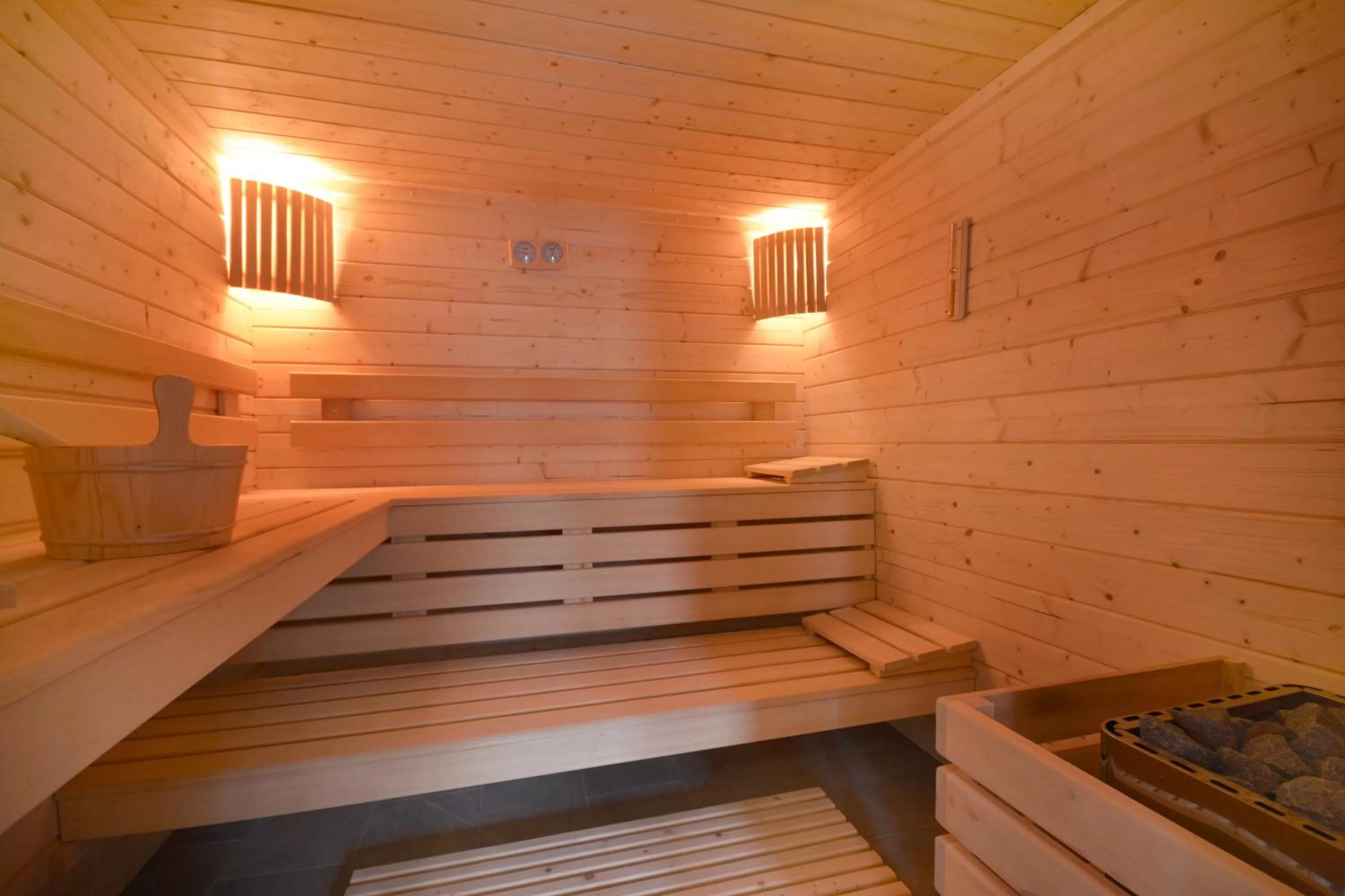 Sauna in Clos Saint-Michel Resort & Spa