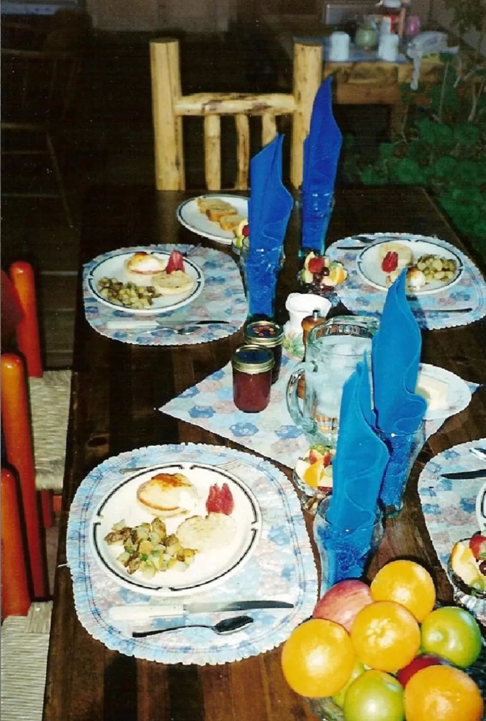 American breakfast in Dodgeton Creek Inn