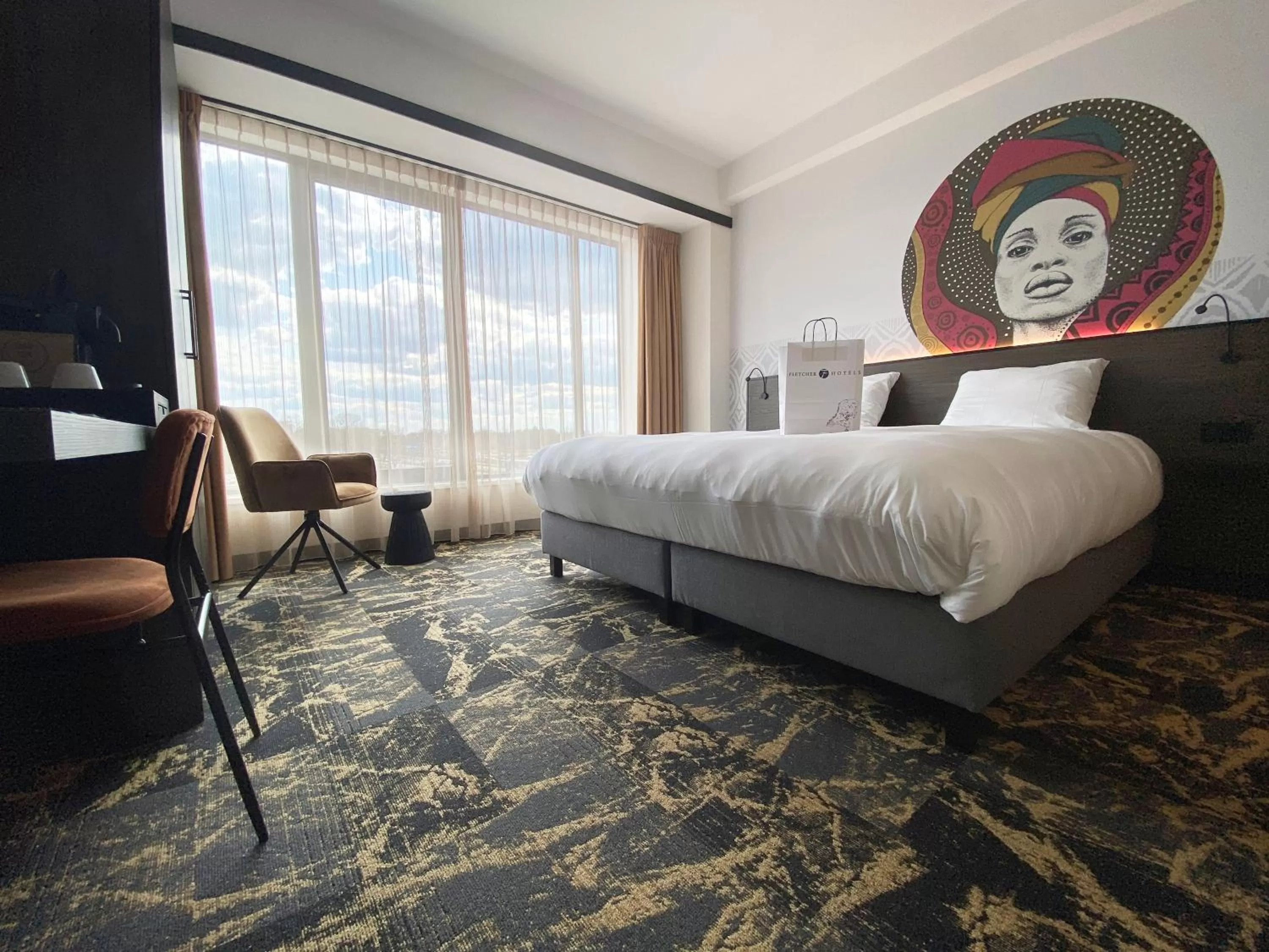 Photo of the whole room, Bed in Fletcher Hotel-Restaurant ByZoo Emmen