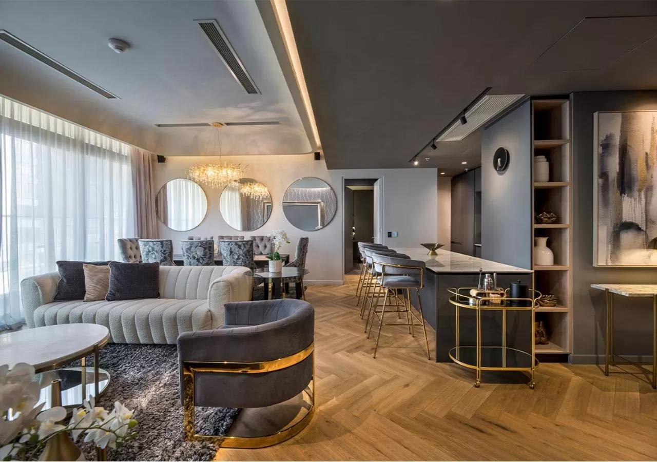 Living room in The Rockefeller Hotel by NEWMARK