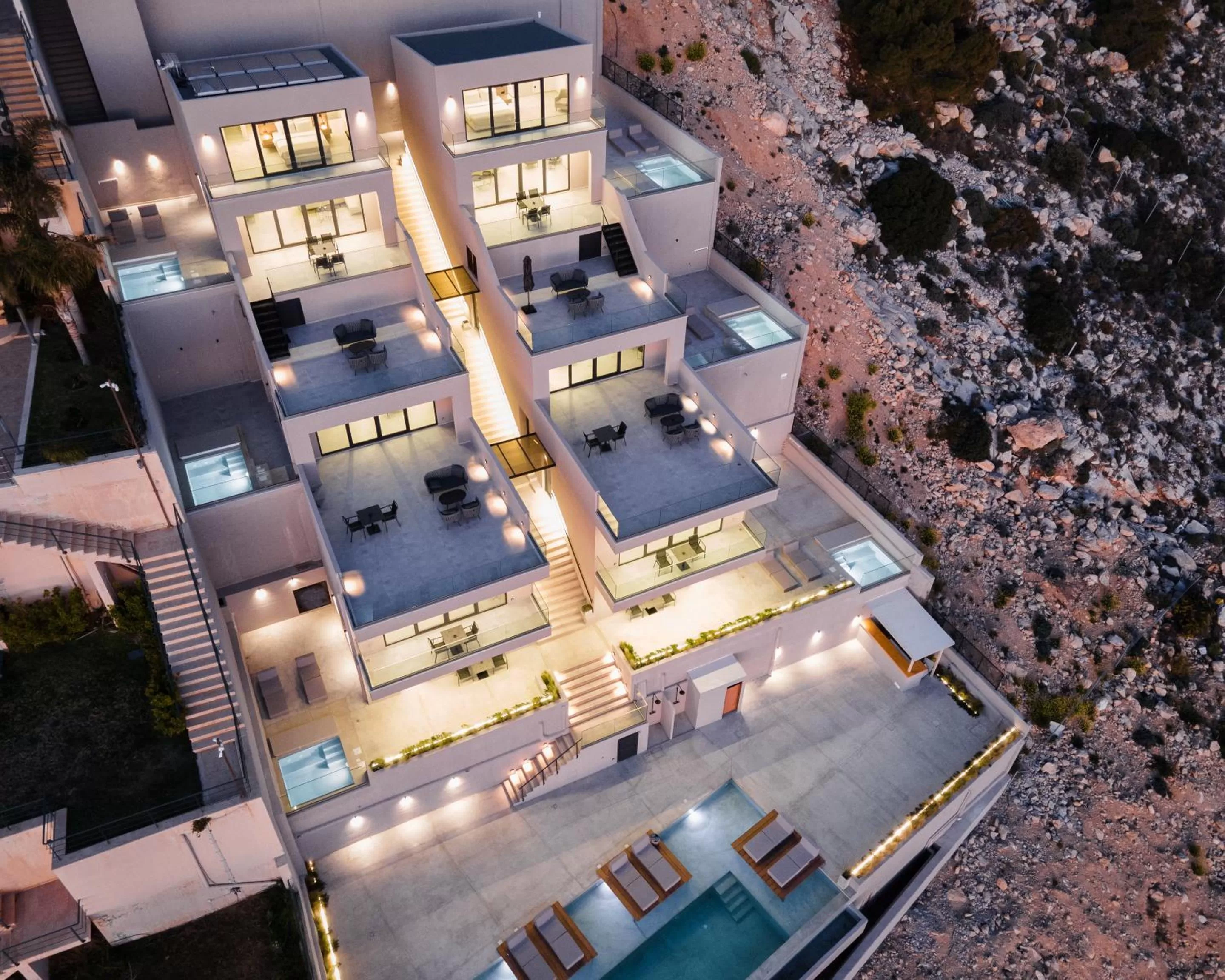 Bird's eye view in Saronida Hills