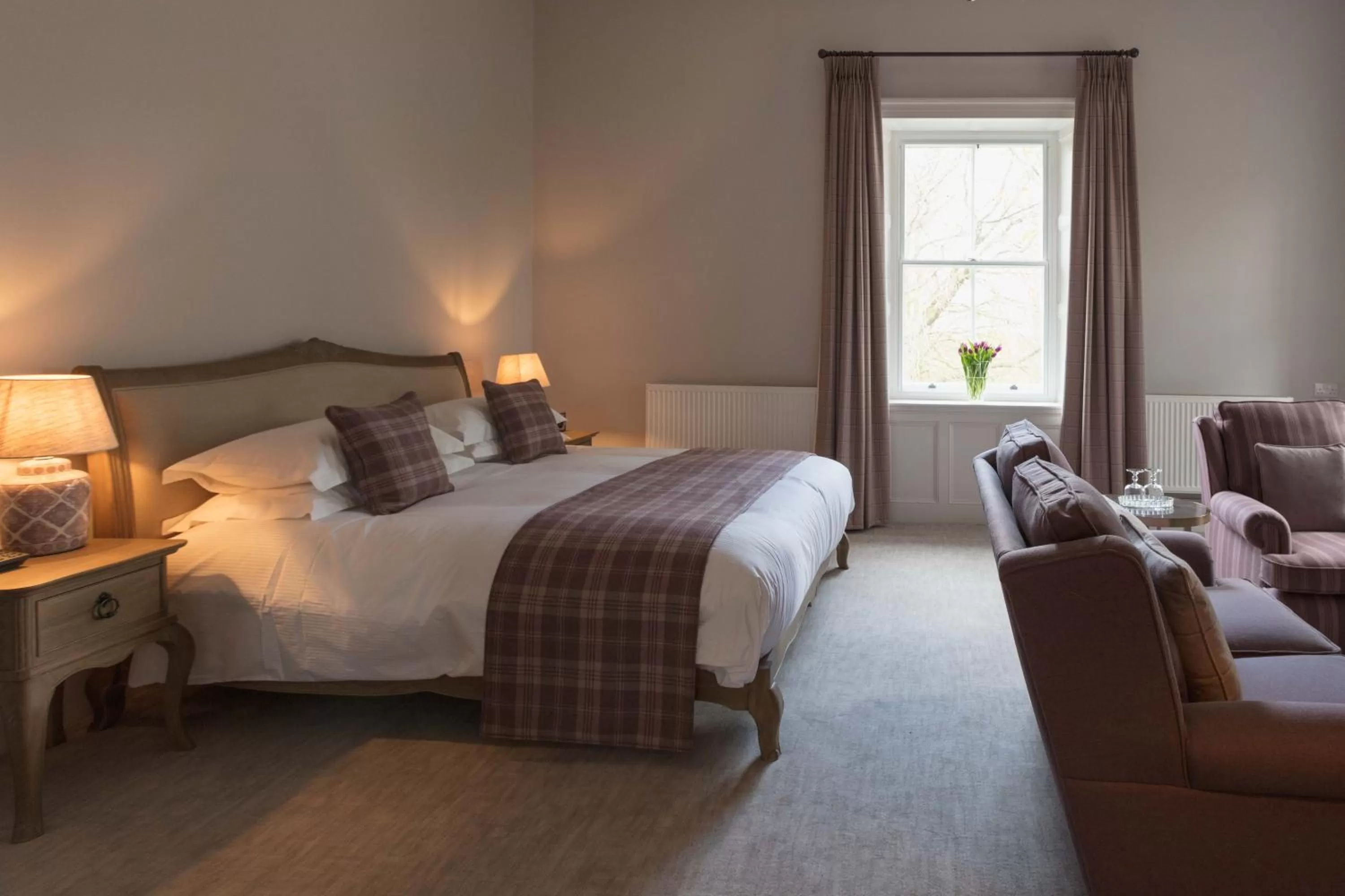 Bedroom, Bed in Farlam Hall Hotel & Restaurant