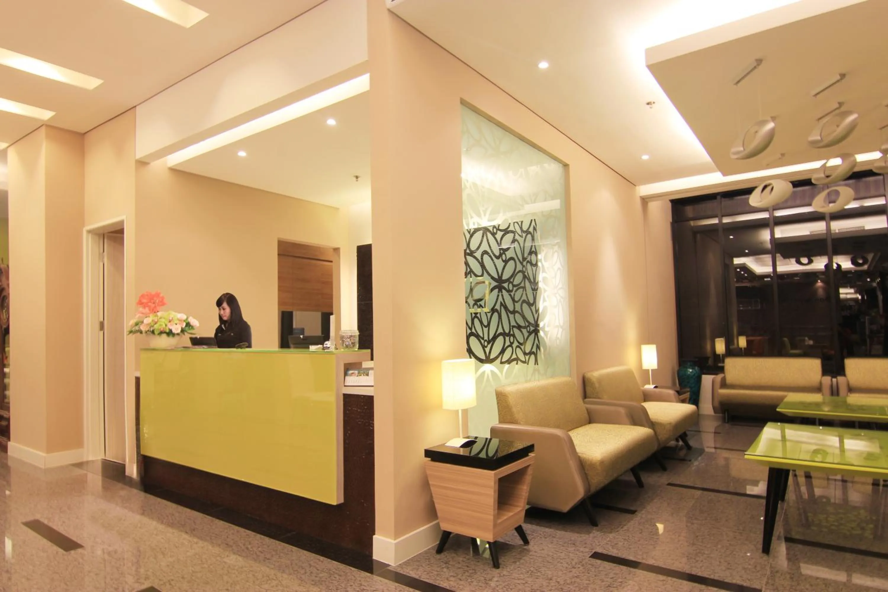 Communal lounge/ TV room in Royal City Hotel Jakarta