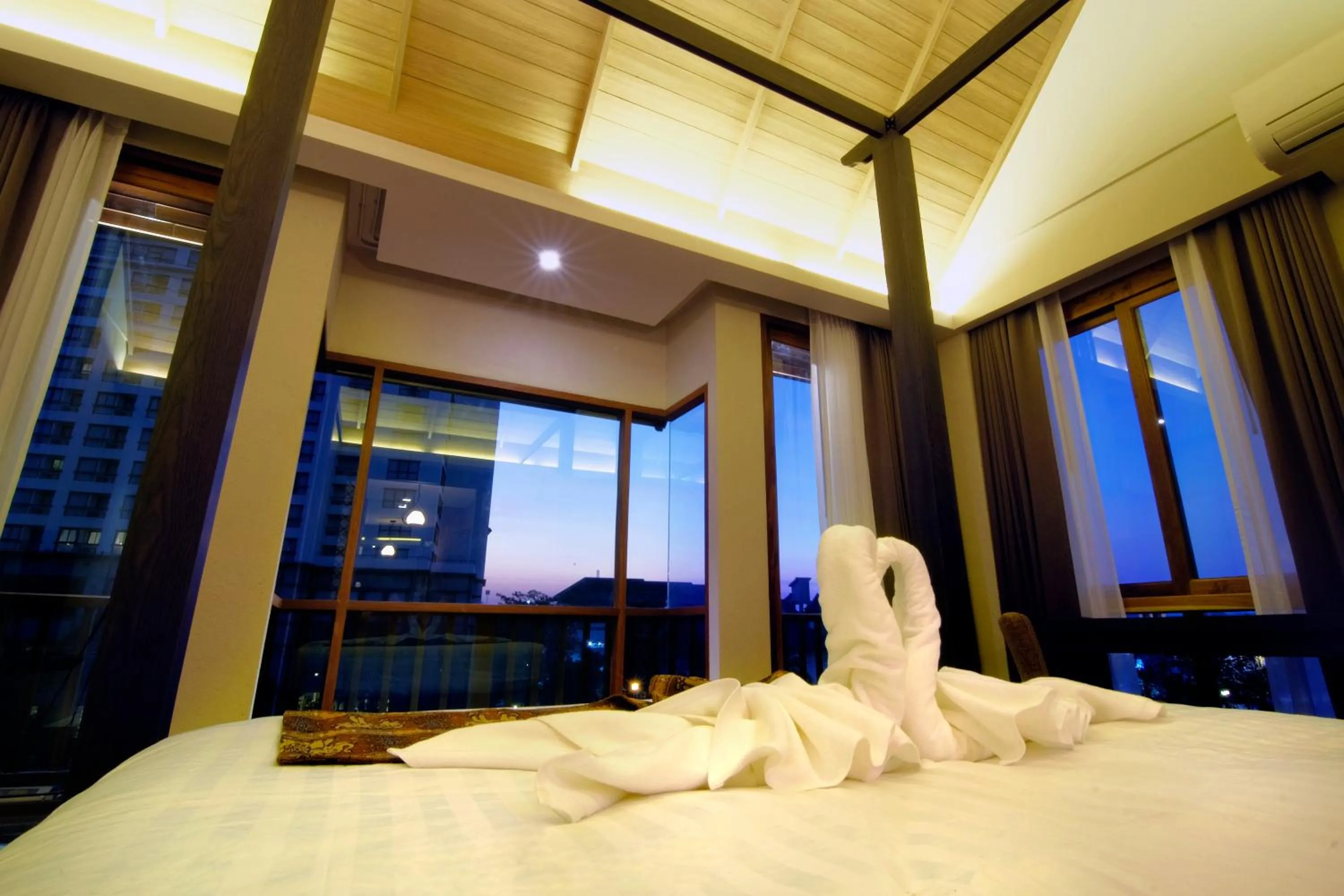 Bed in Tapae Gate Villa