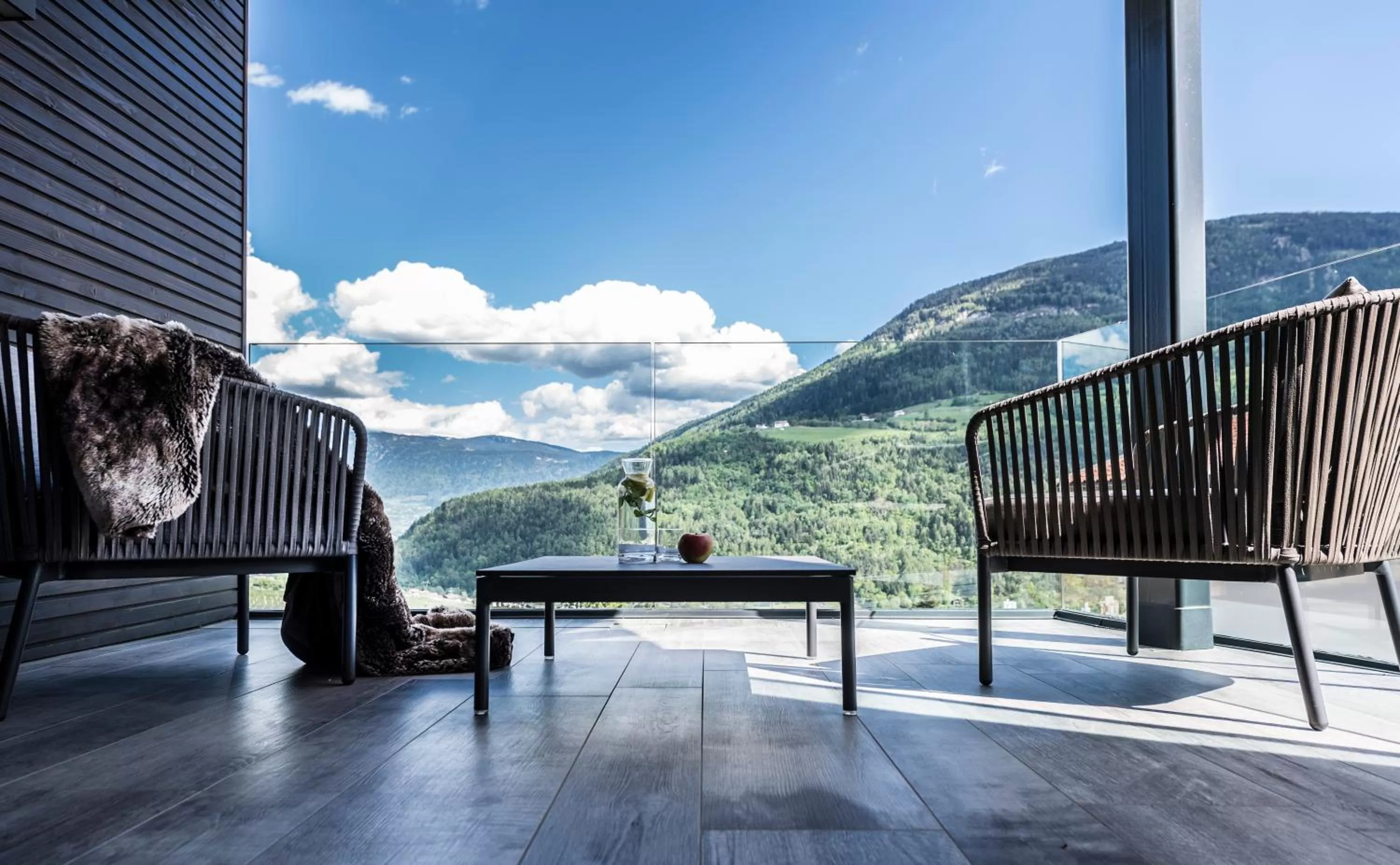 Balcony/Terrace in Mair Am Ort Living Hotel B&B