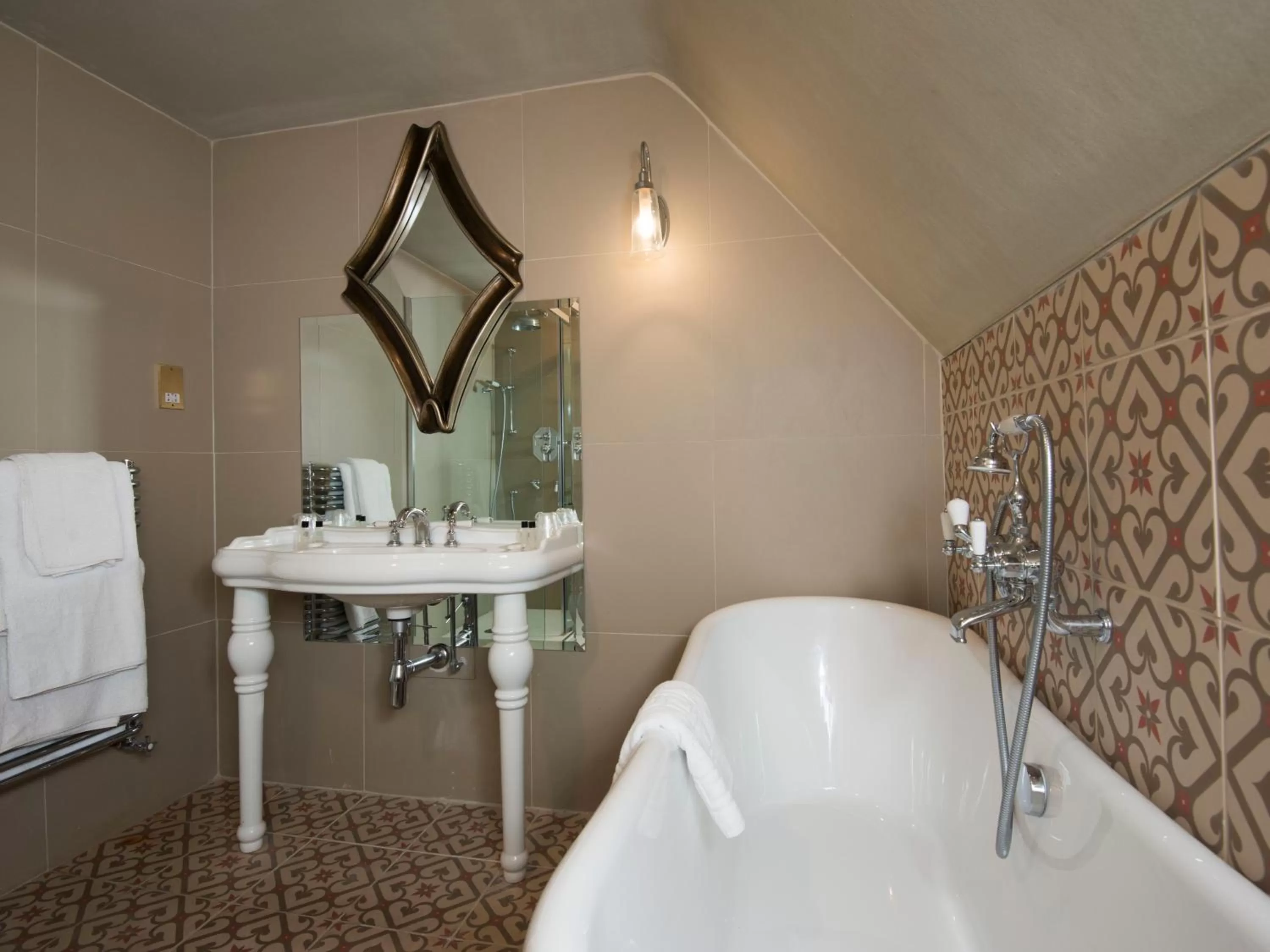 Bathroom in The Spread Eagle Hotel