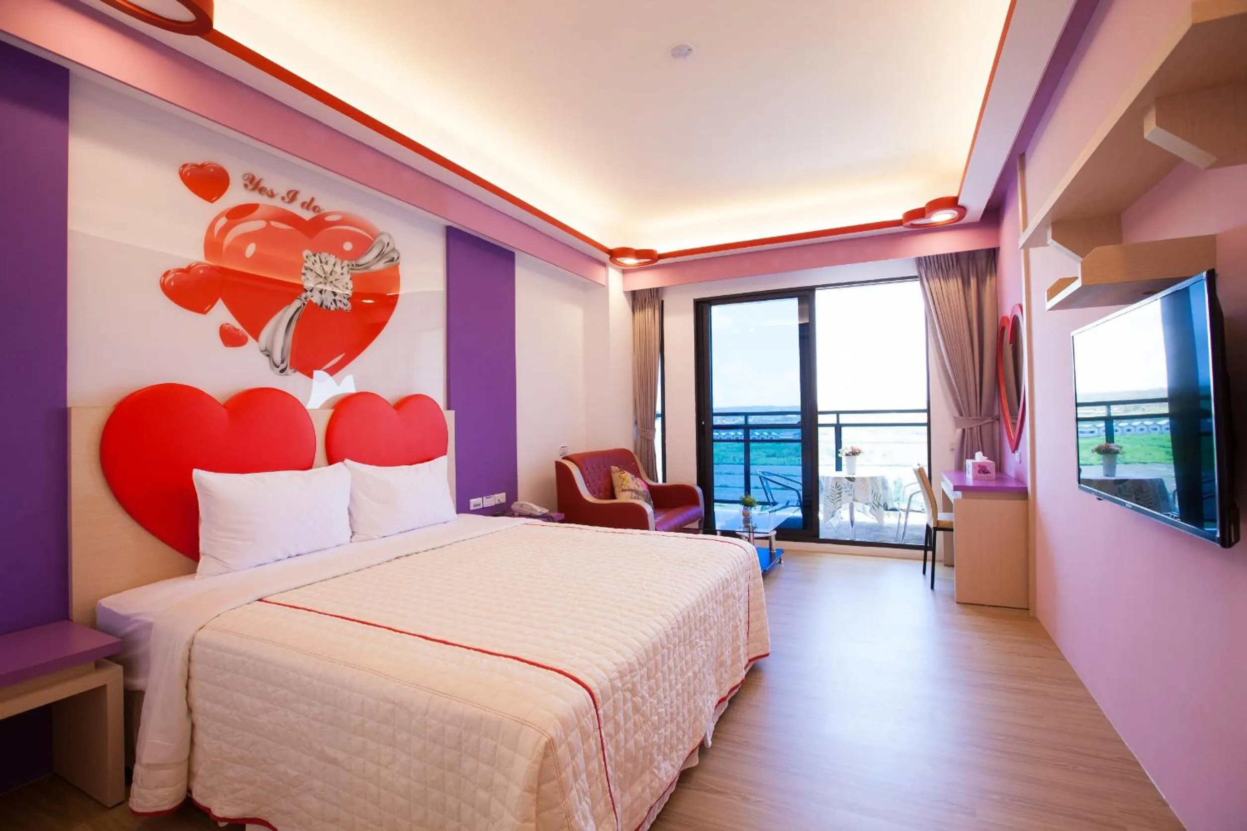 Photo of the whole room, Bed in Song Ping Resort松平渡假會館