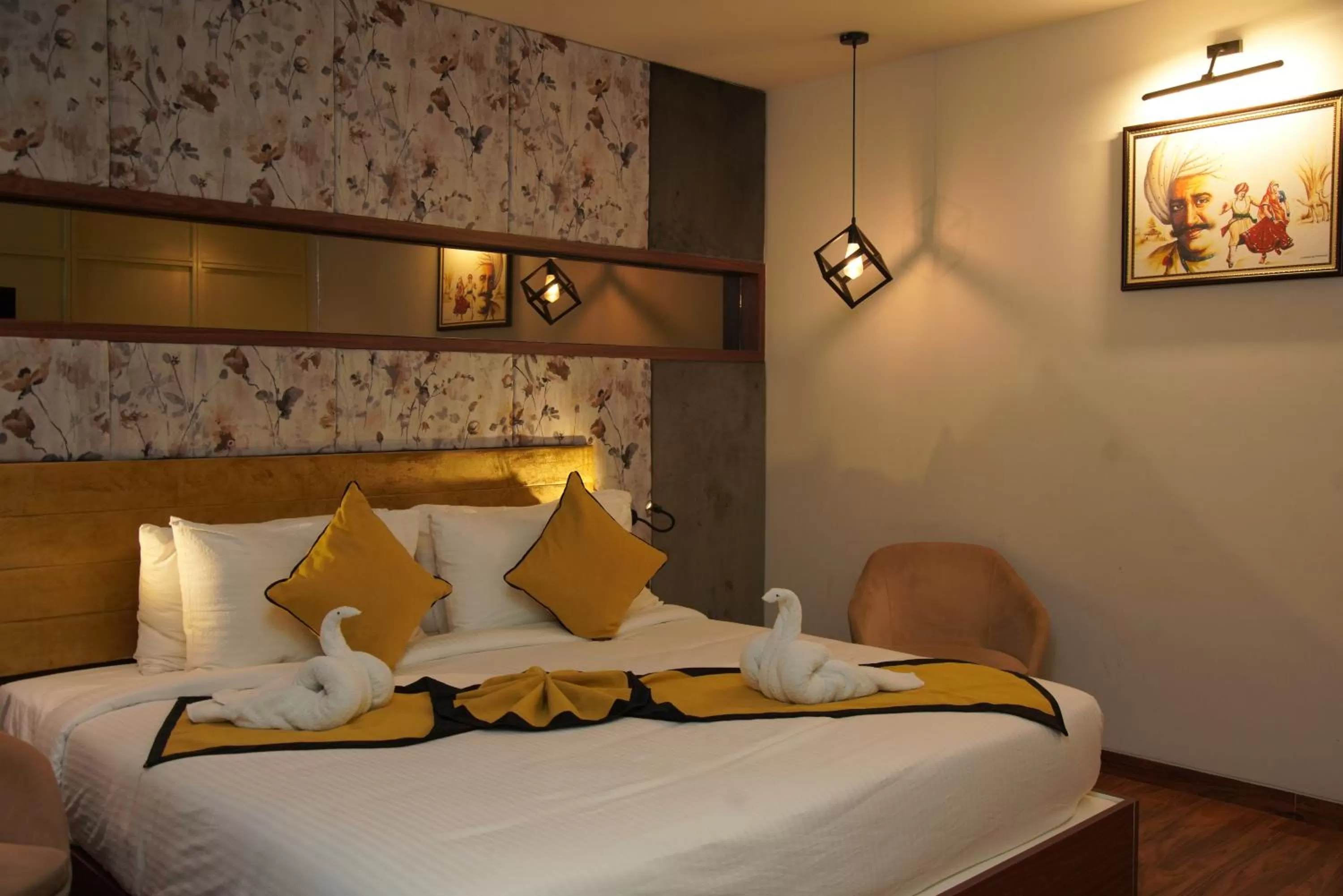 Bed in Hotel Namo Residency