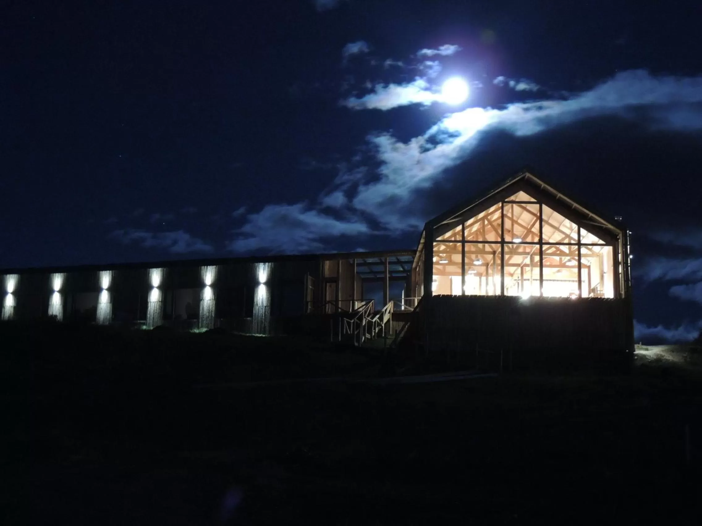 Night, Garden in Hotel Simple Patagonia