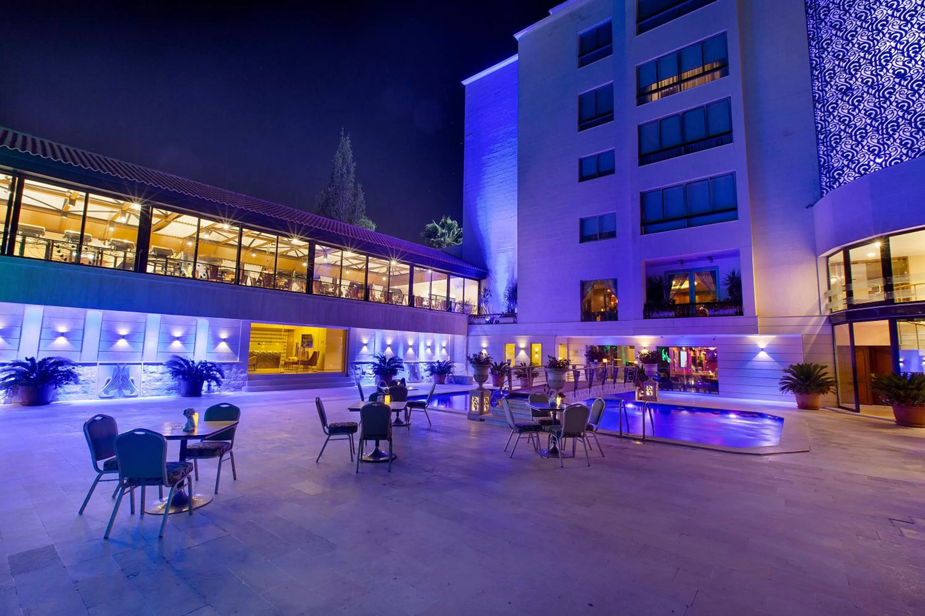 Patio in Amman International Hotel