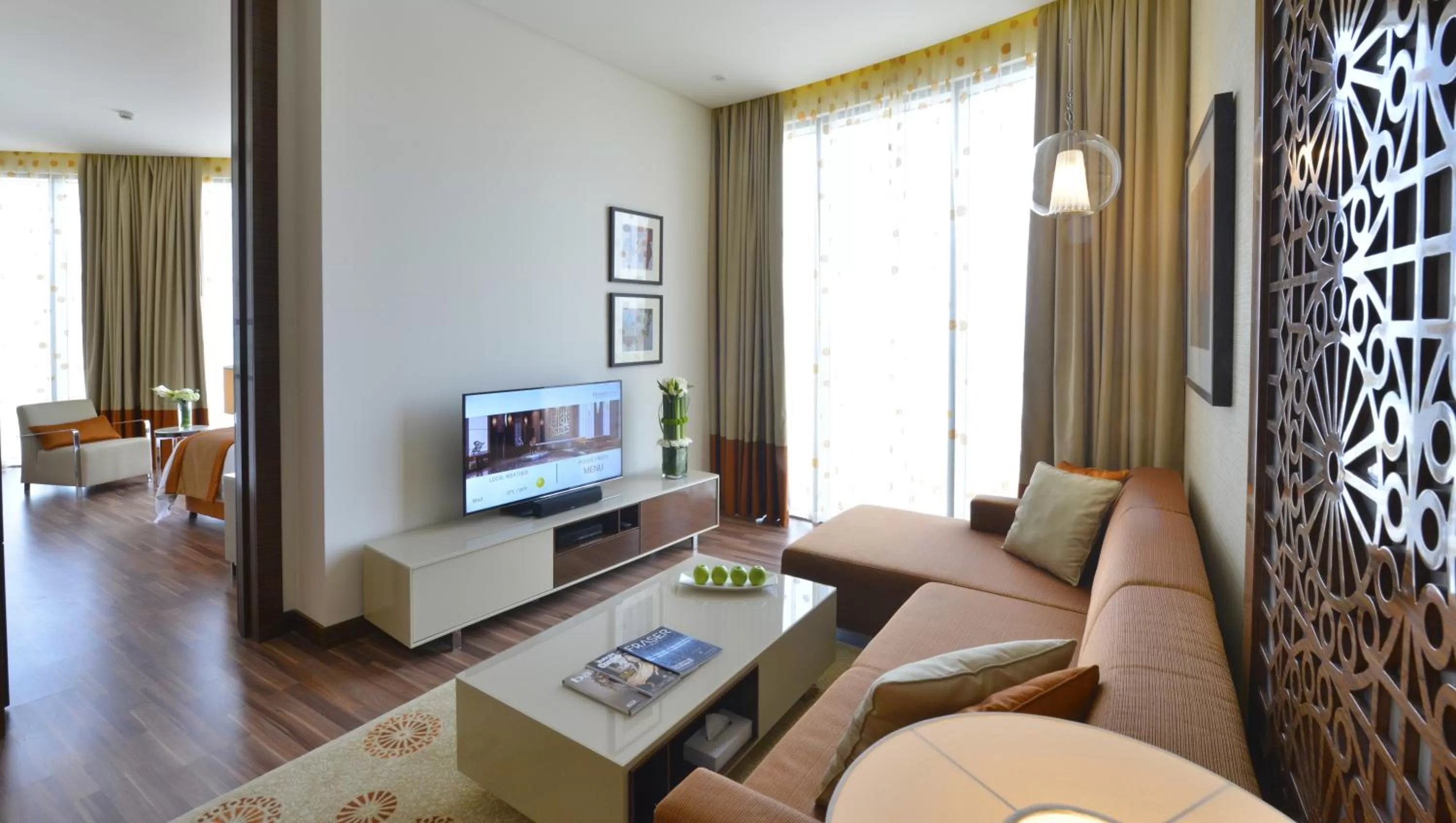 Living room in Fraser Suites Diplomatic Area Bahrain