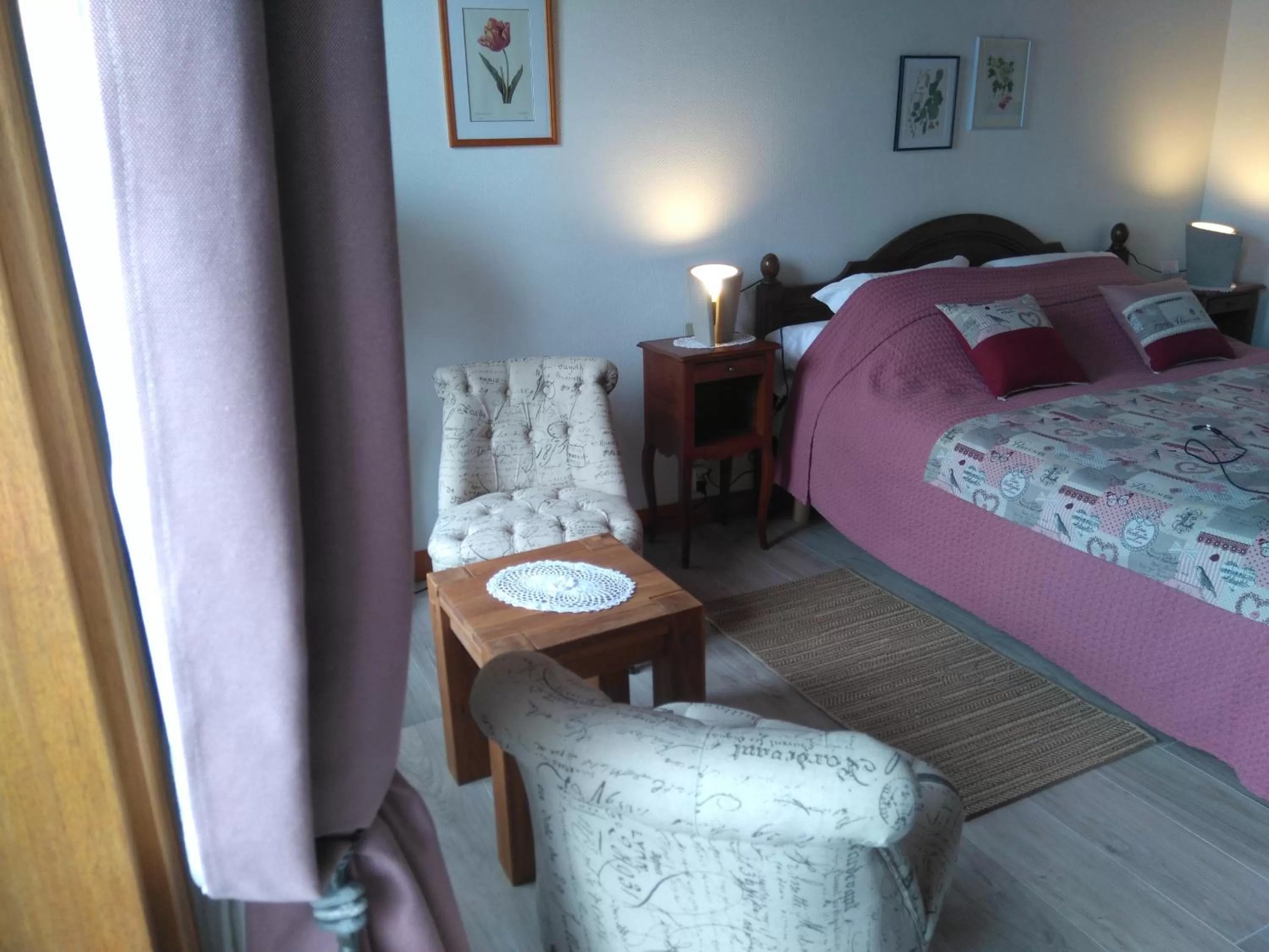 Bed in Chambres d'Hôtes Domaine Le Fragnaud