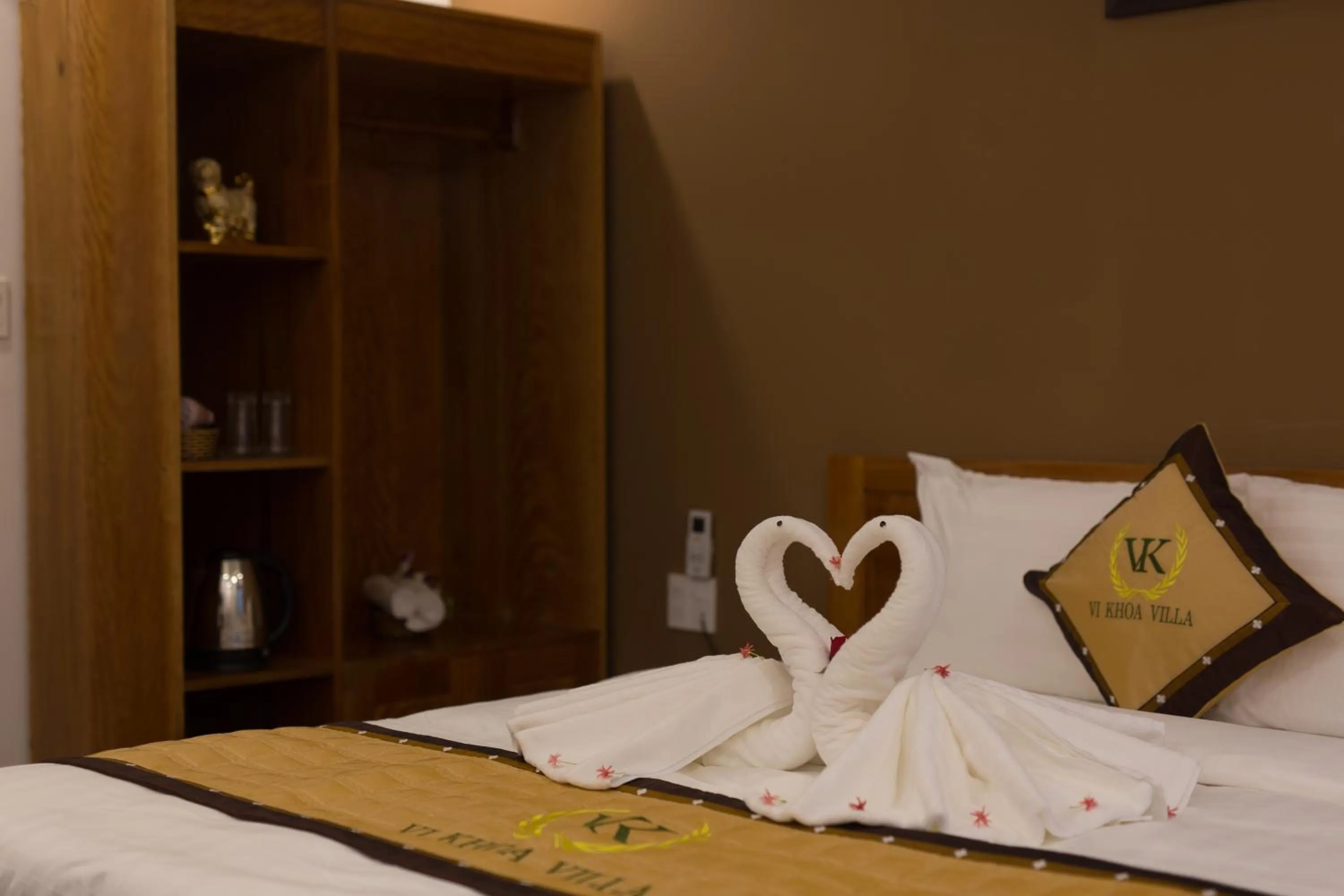 Decorative detail, Bed in Hoi An Vi Khoa Villa