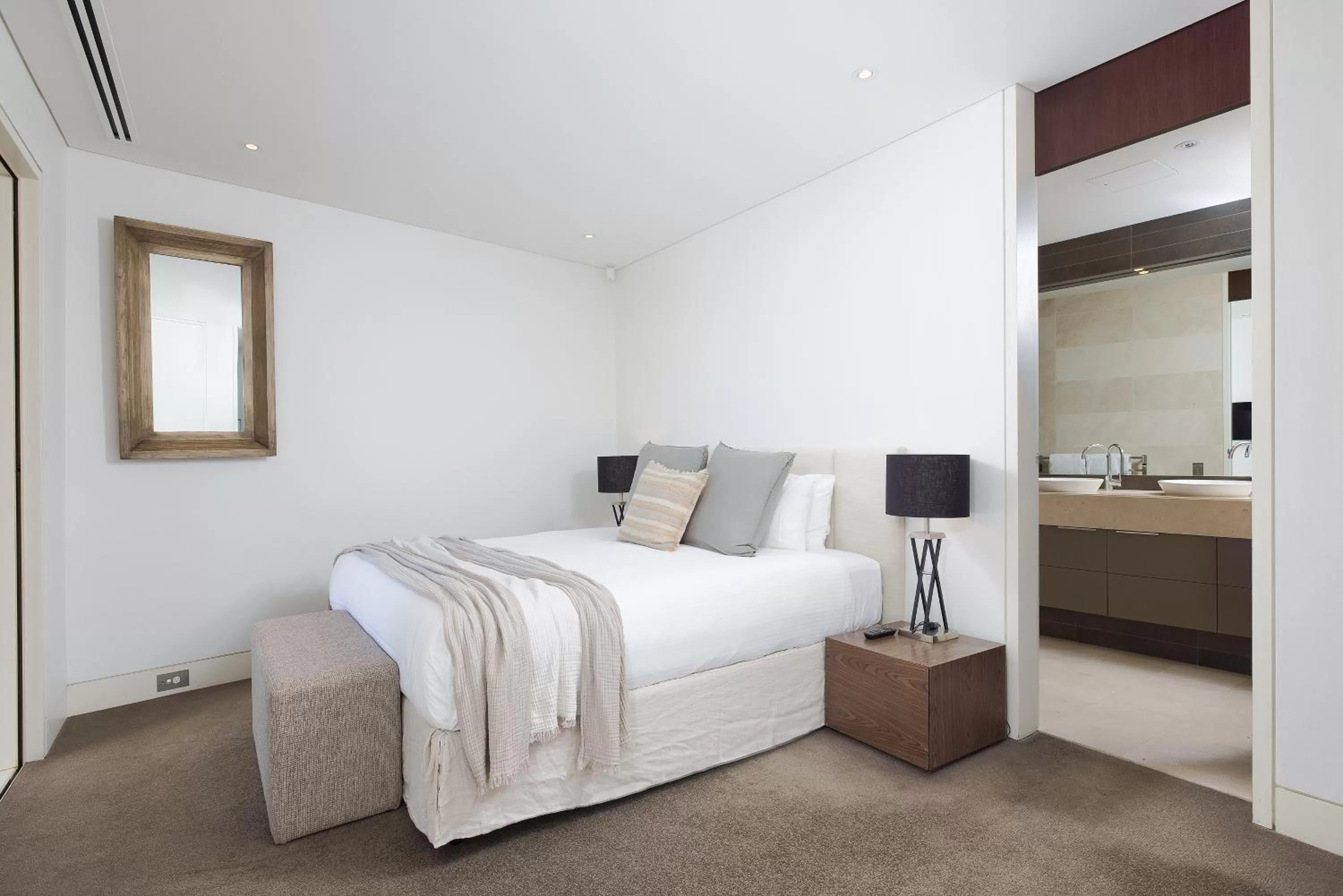 Bed in Amarna Luxury Beach Resort